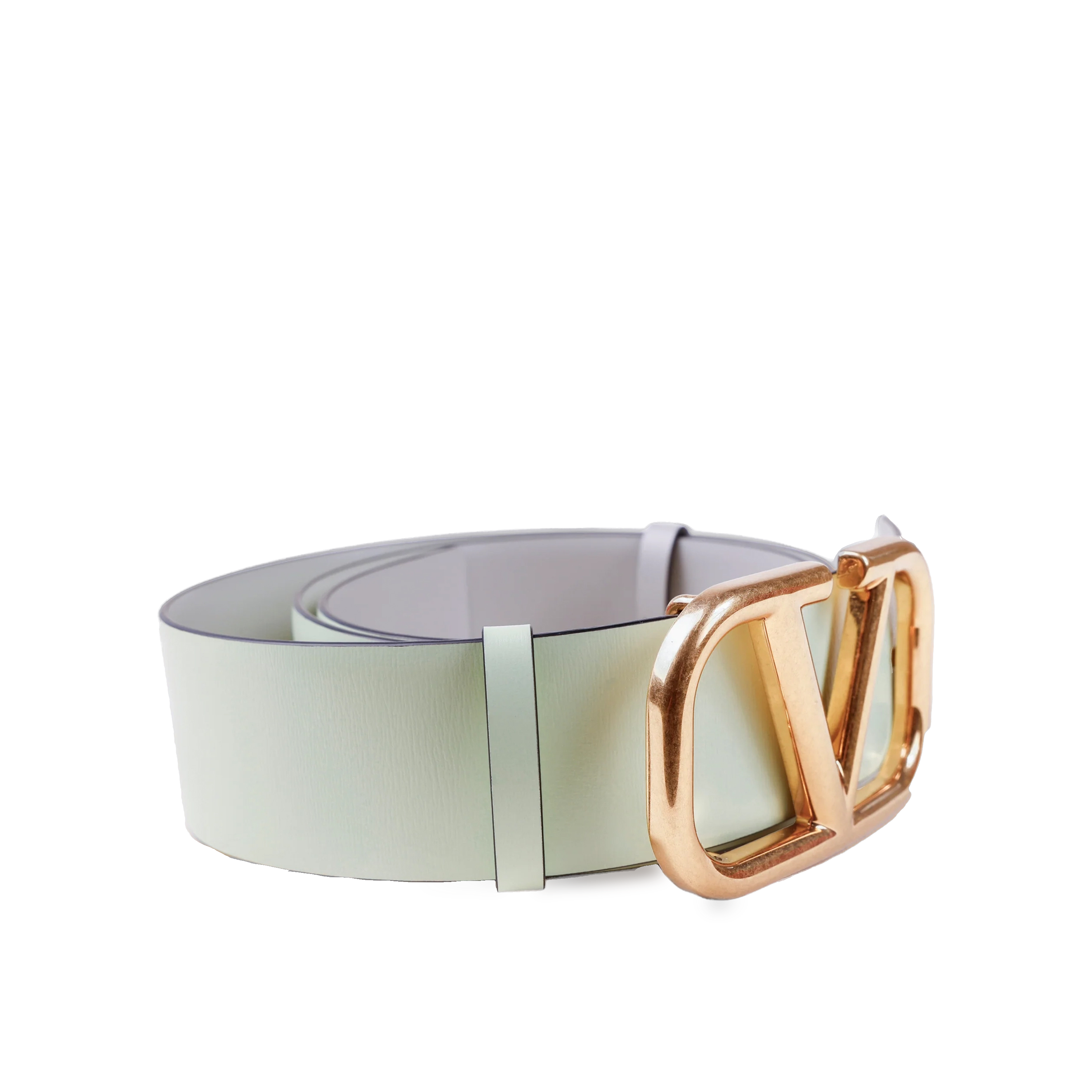 Cinturón Verde-Gris Claro Valentino Vlogo 40 mm