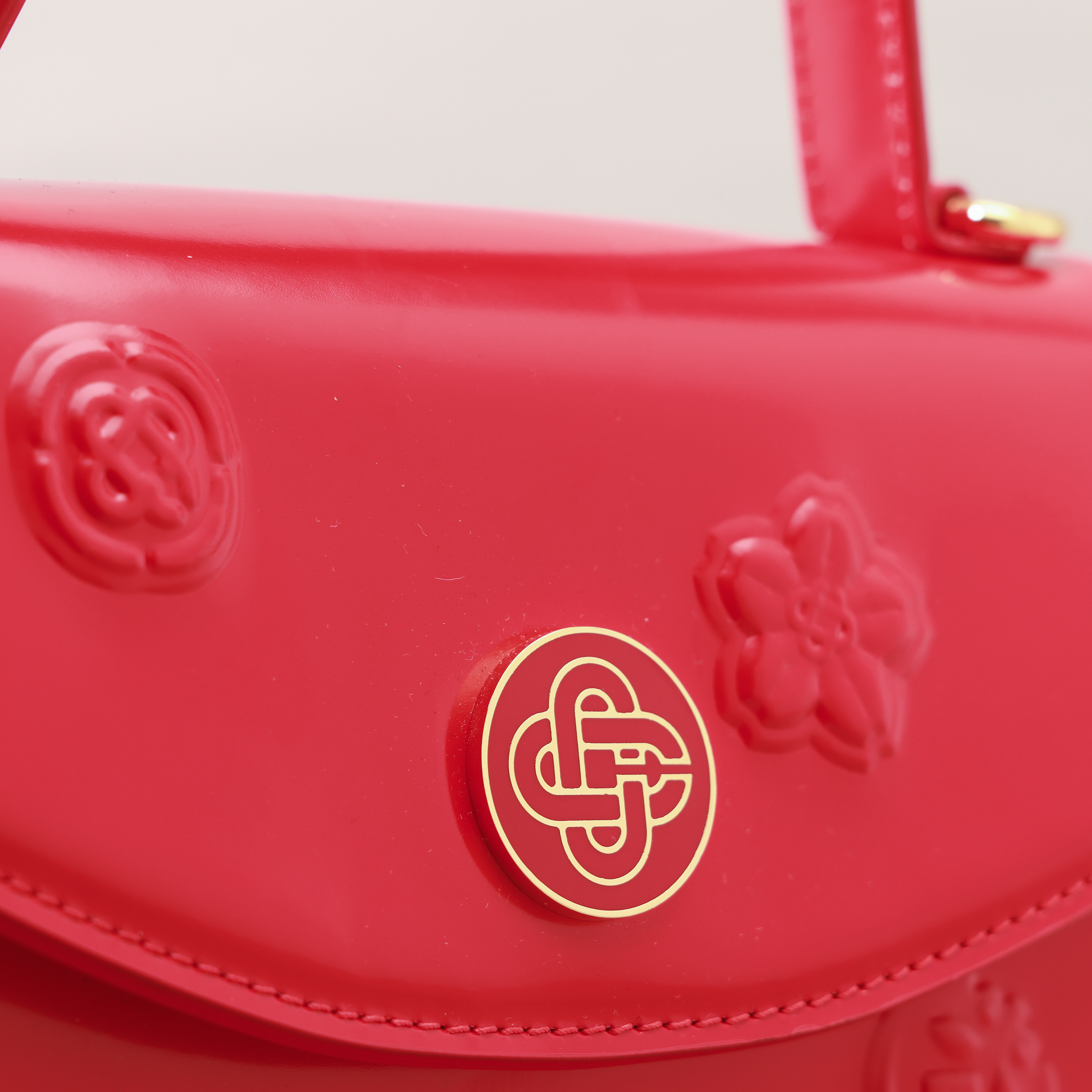 Cartera Roja Casablanca New Jeanne Emblems