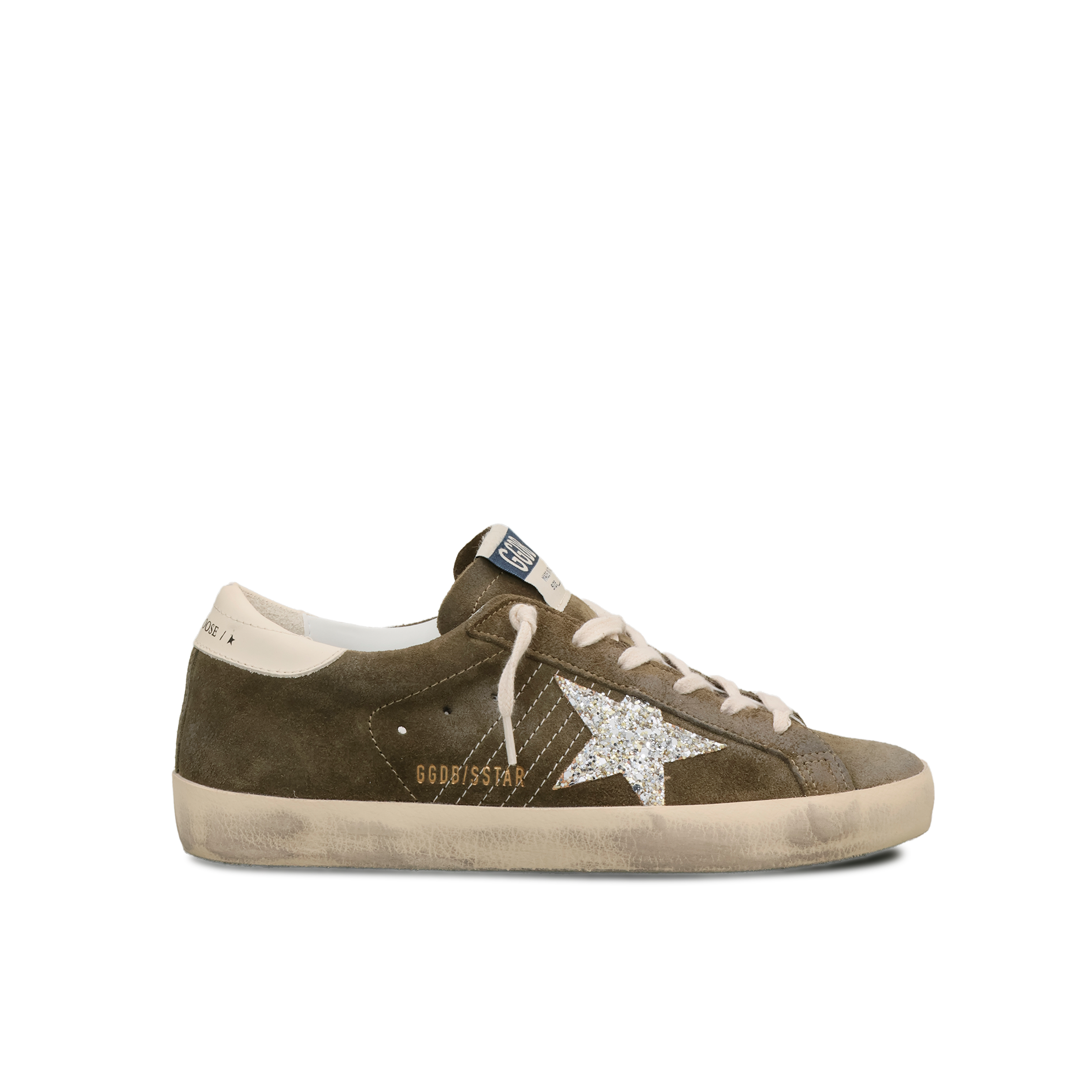 Sneakers Verdes Golden Goose Glitter Star