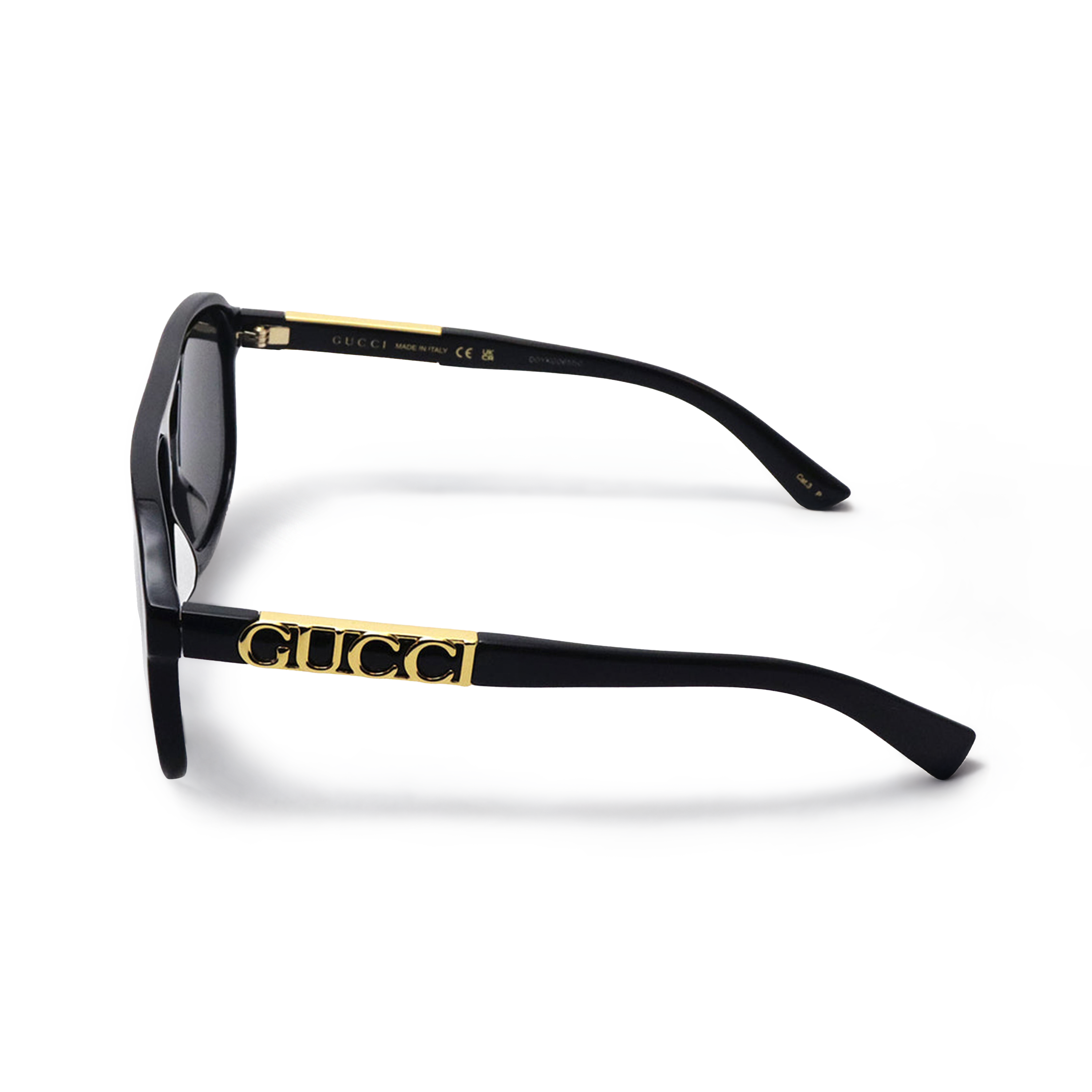 Gafas Negras Gucci Gold Gucci