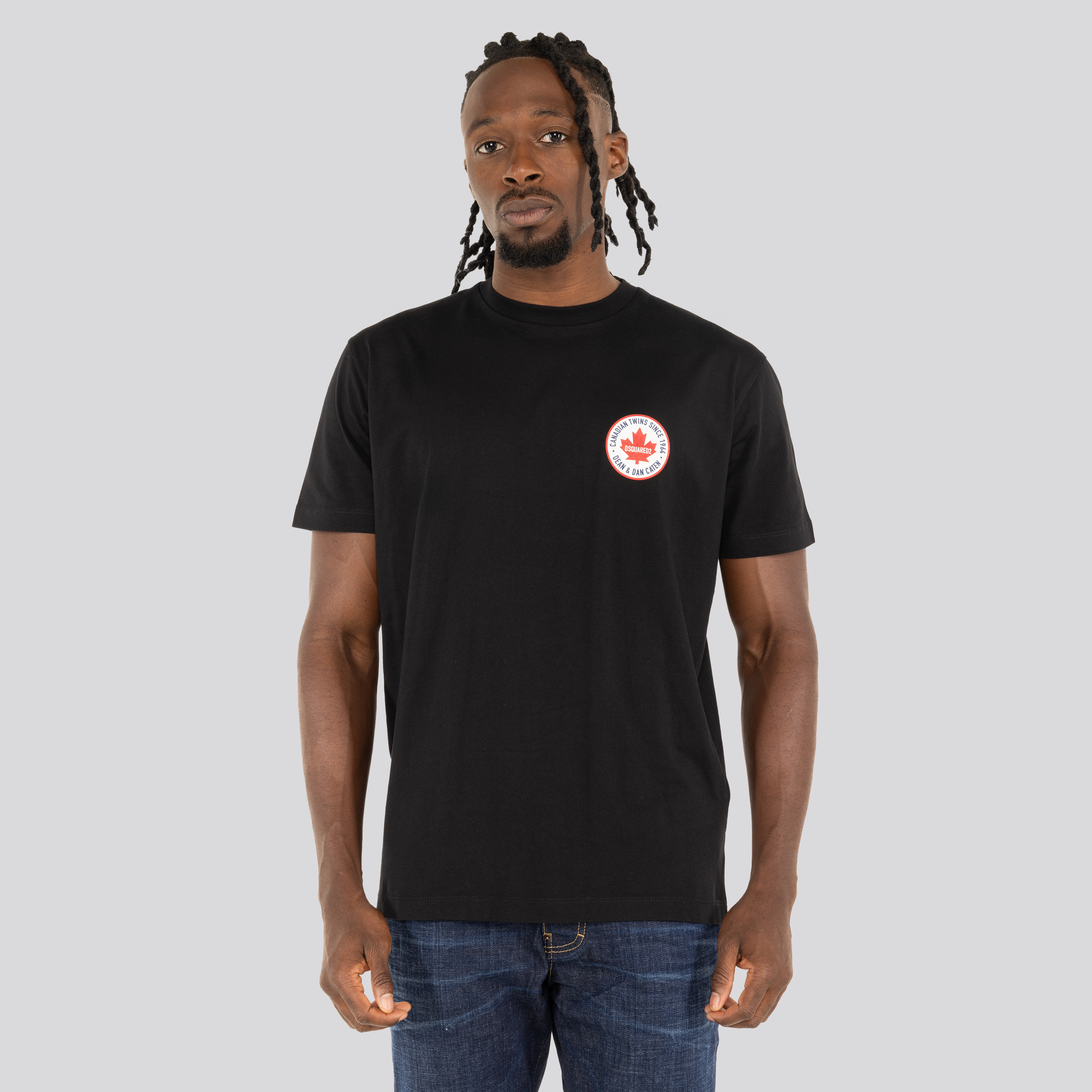 Camiseta Negra Dsquared2 Canadian Twins