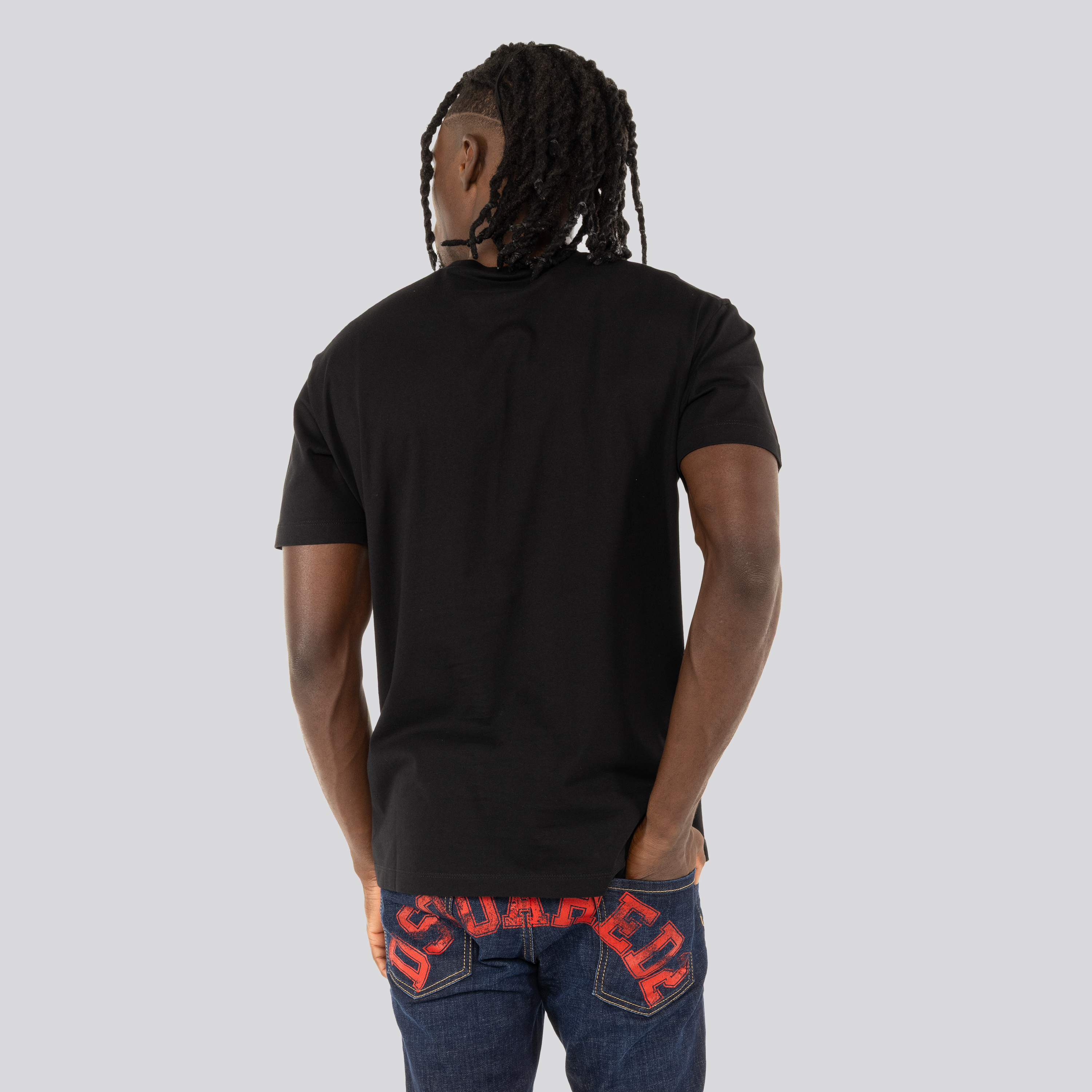 Camiseta Negra Dsquared2 Canadian Twins