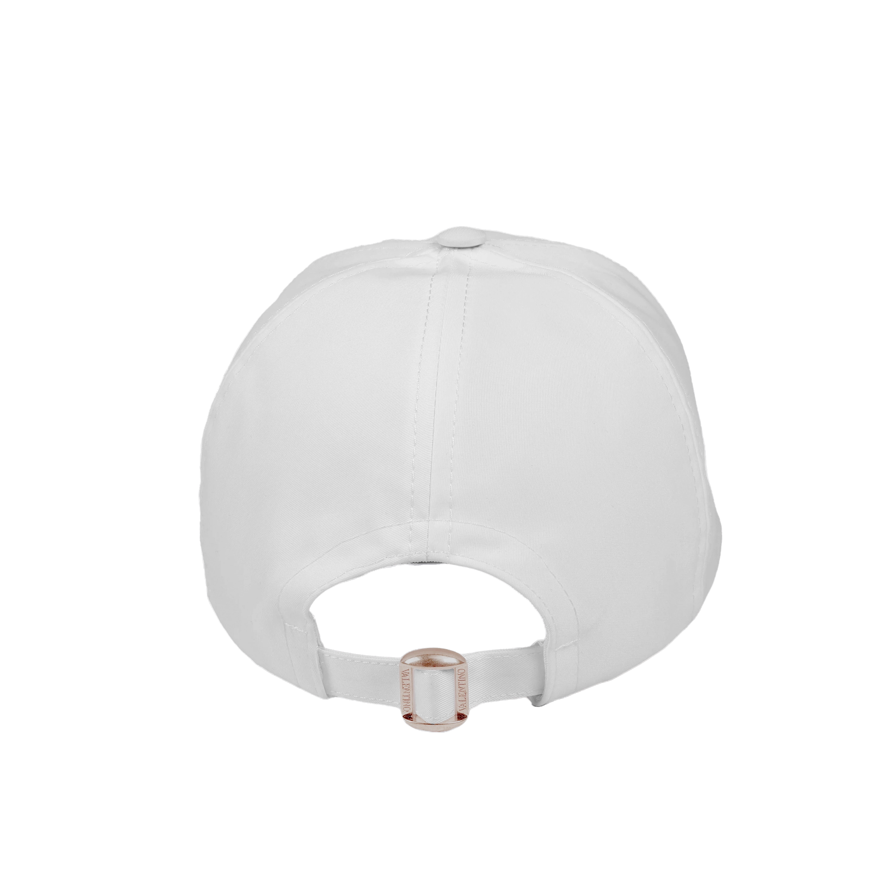 Gorra Blanca Valentino Vlogo