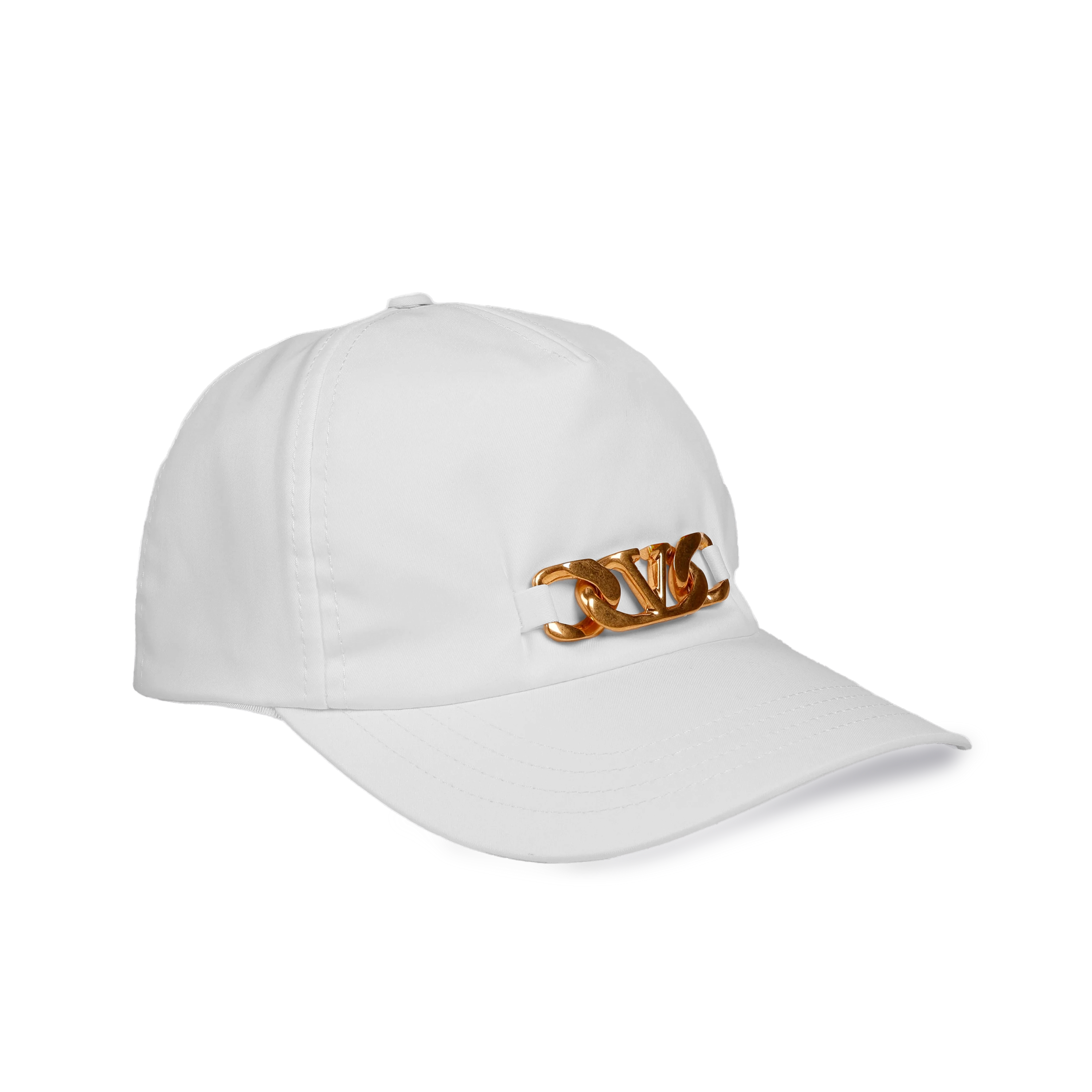 Gorra Blanca Valentino Vlogo