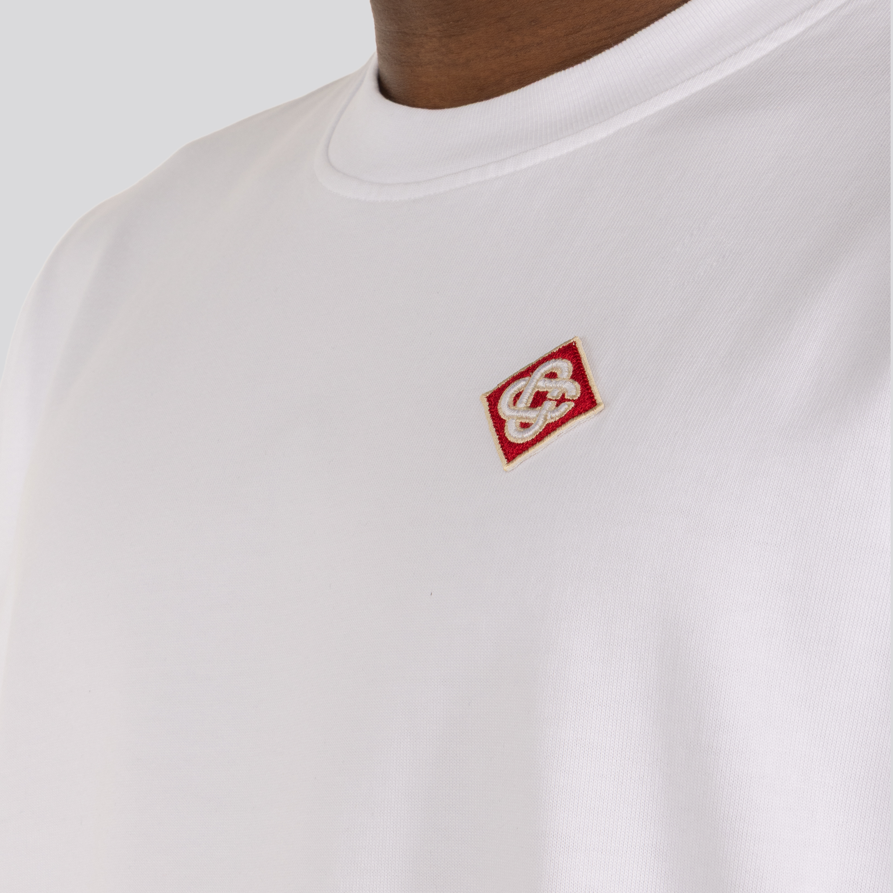 Camiseta Blanca Casablanca Diamond Logo