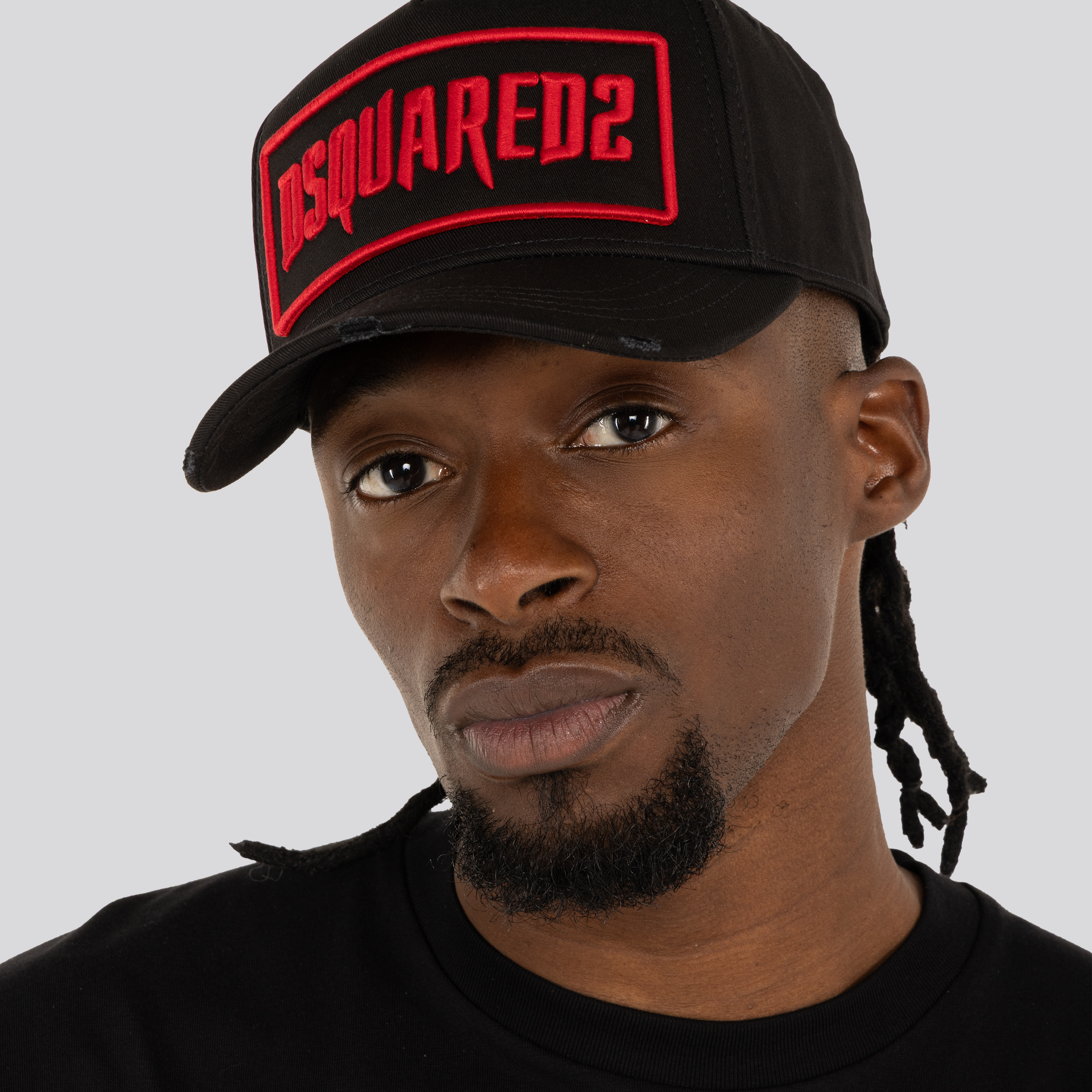 Gorra Negra Dsquared2 Square Logo