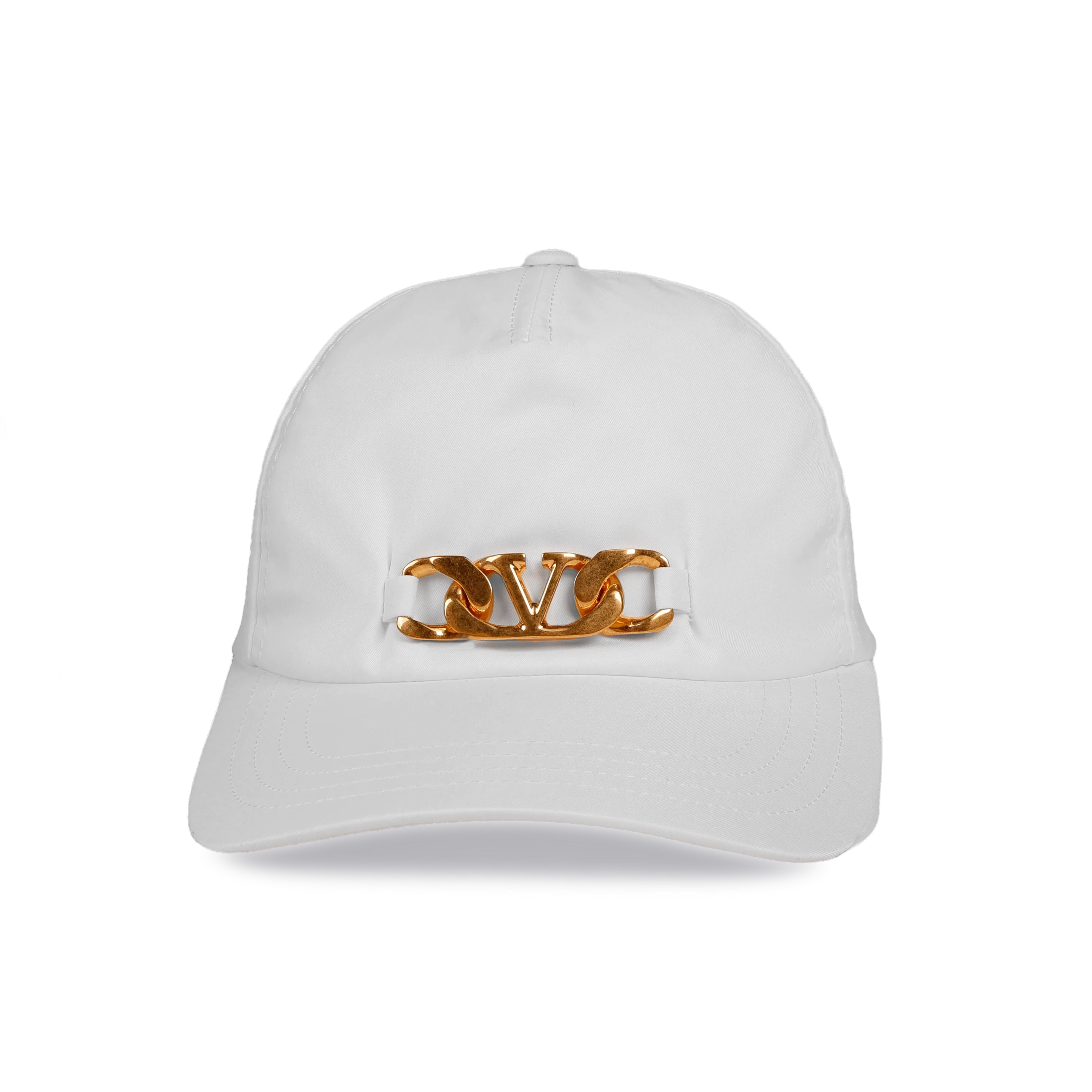 Gorra Blanca Valentino Vlogo