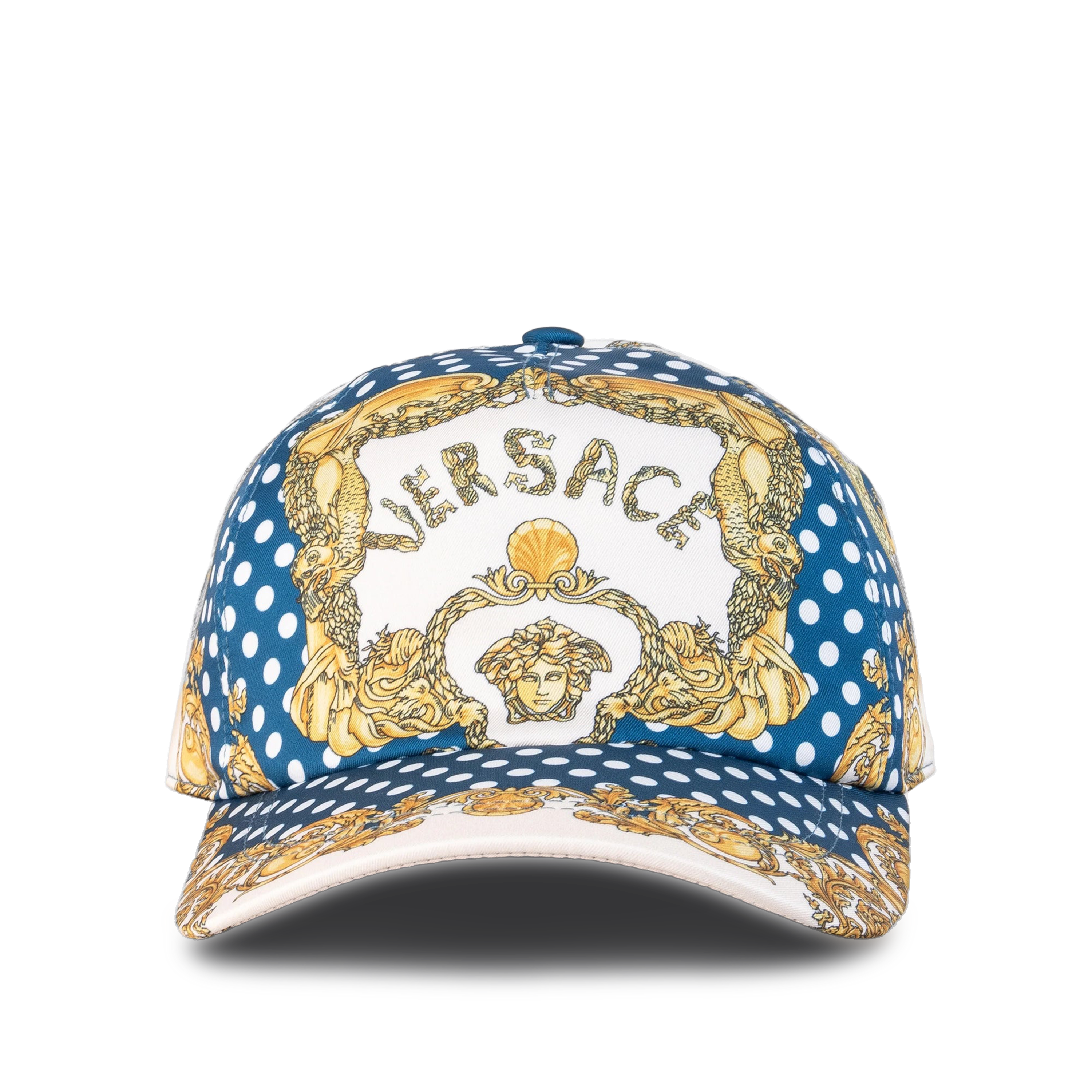 Gorra Azul Versace Medusa