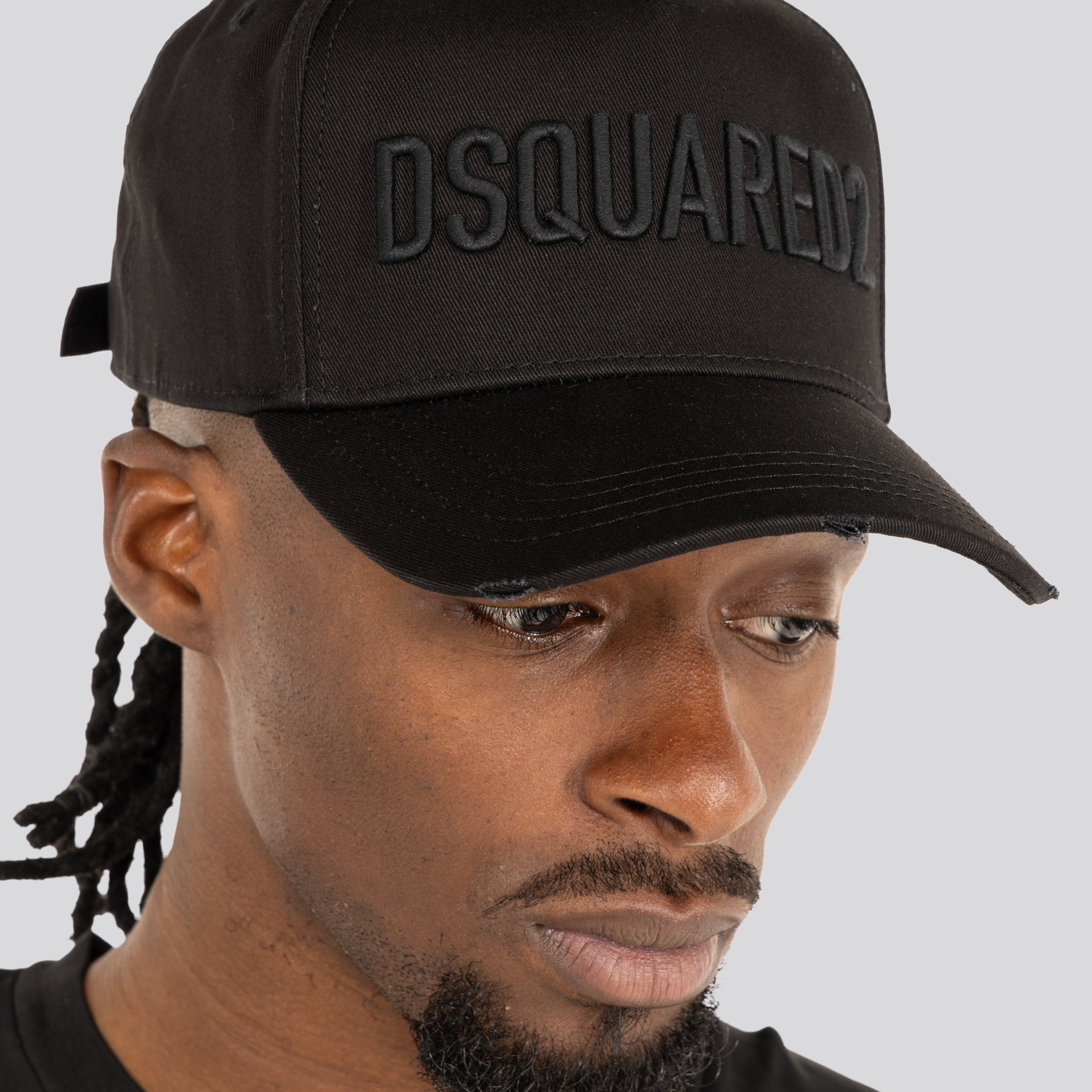 Gorra Negra Dsquared2 Logo