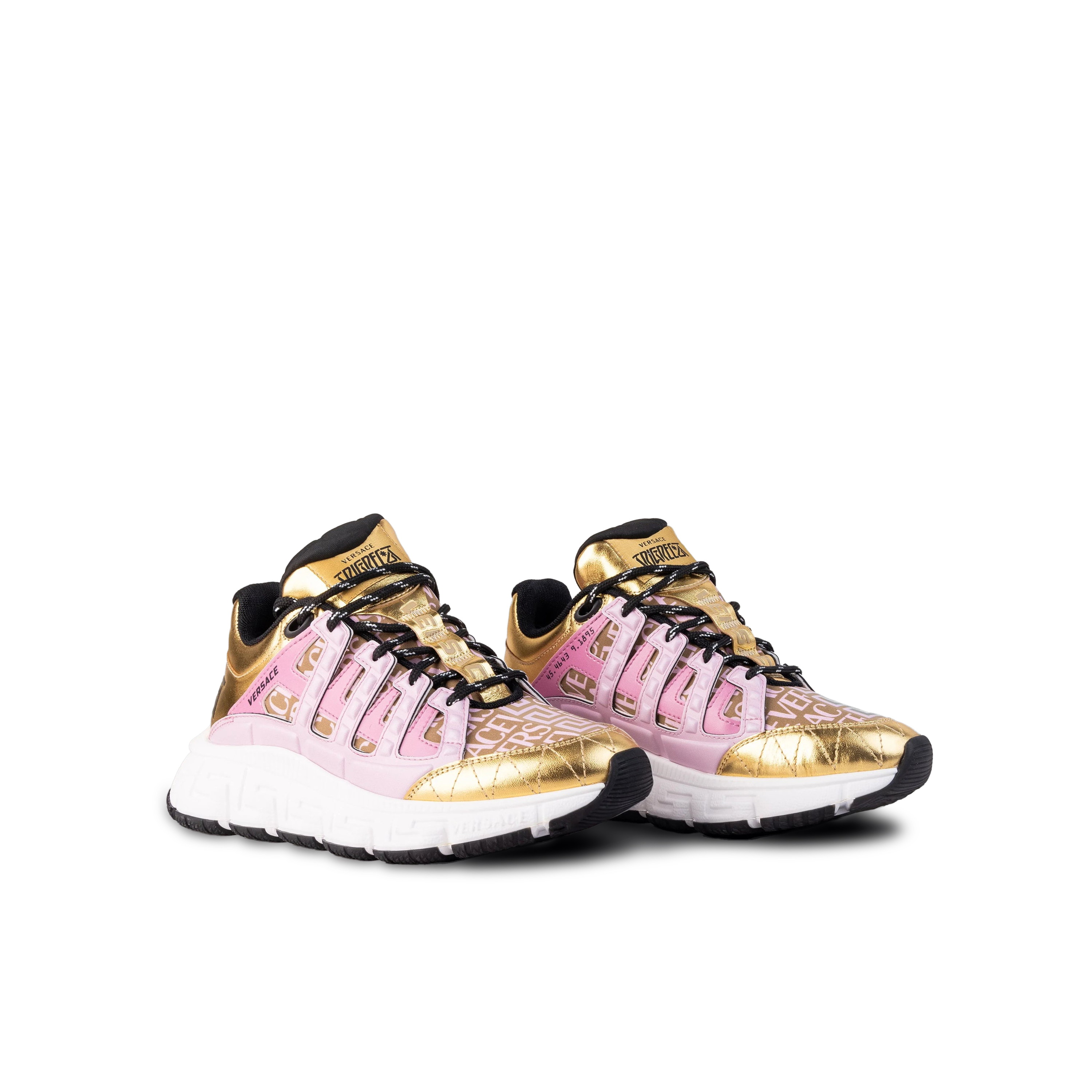 Sneakers Rosado Versace Gold Monogram Trigreca