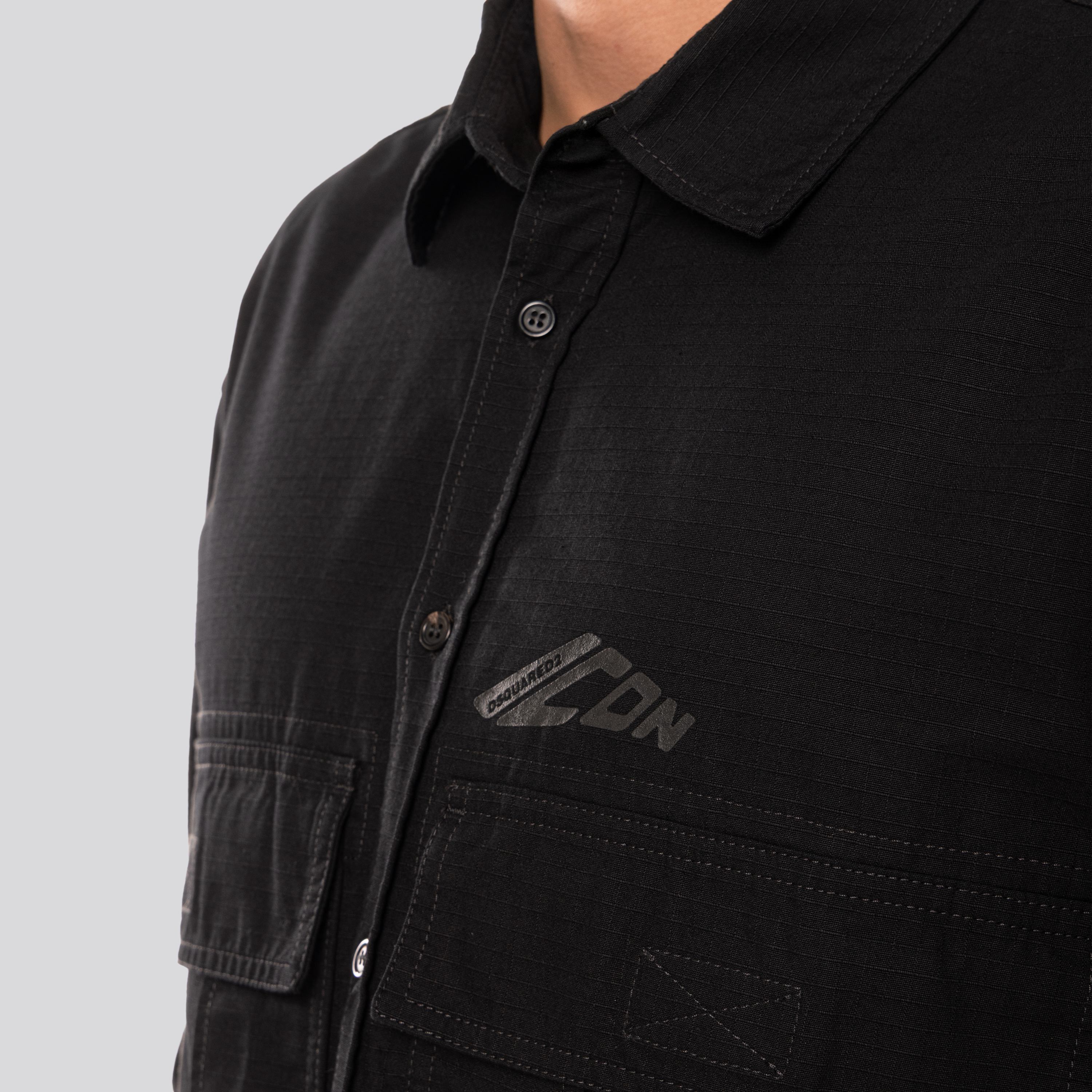 Camisa Negra Dsquared2 Icon