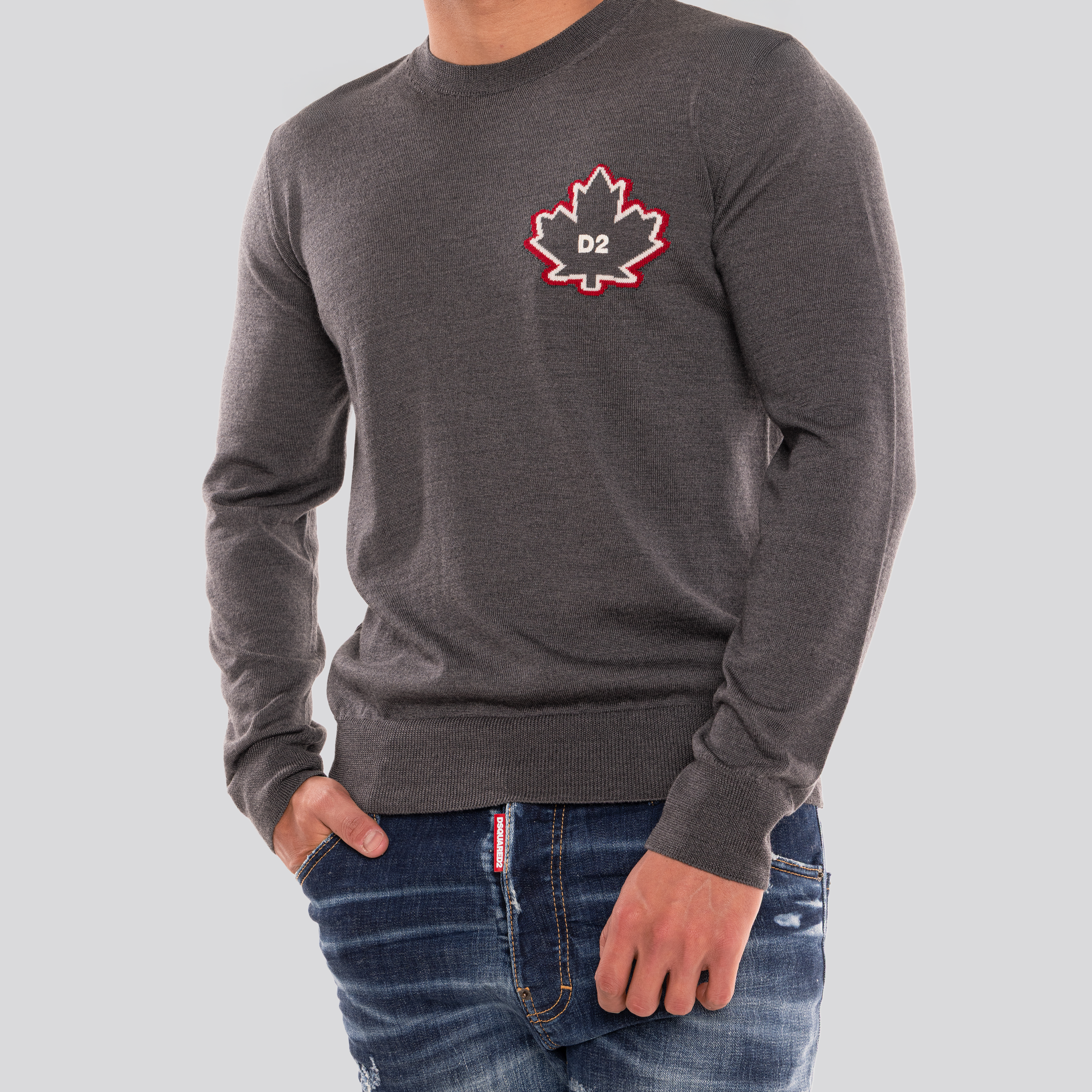 Buzo Gris Dsquared2 Leaf