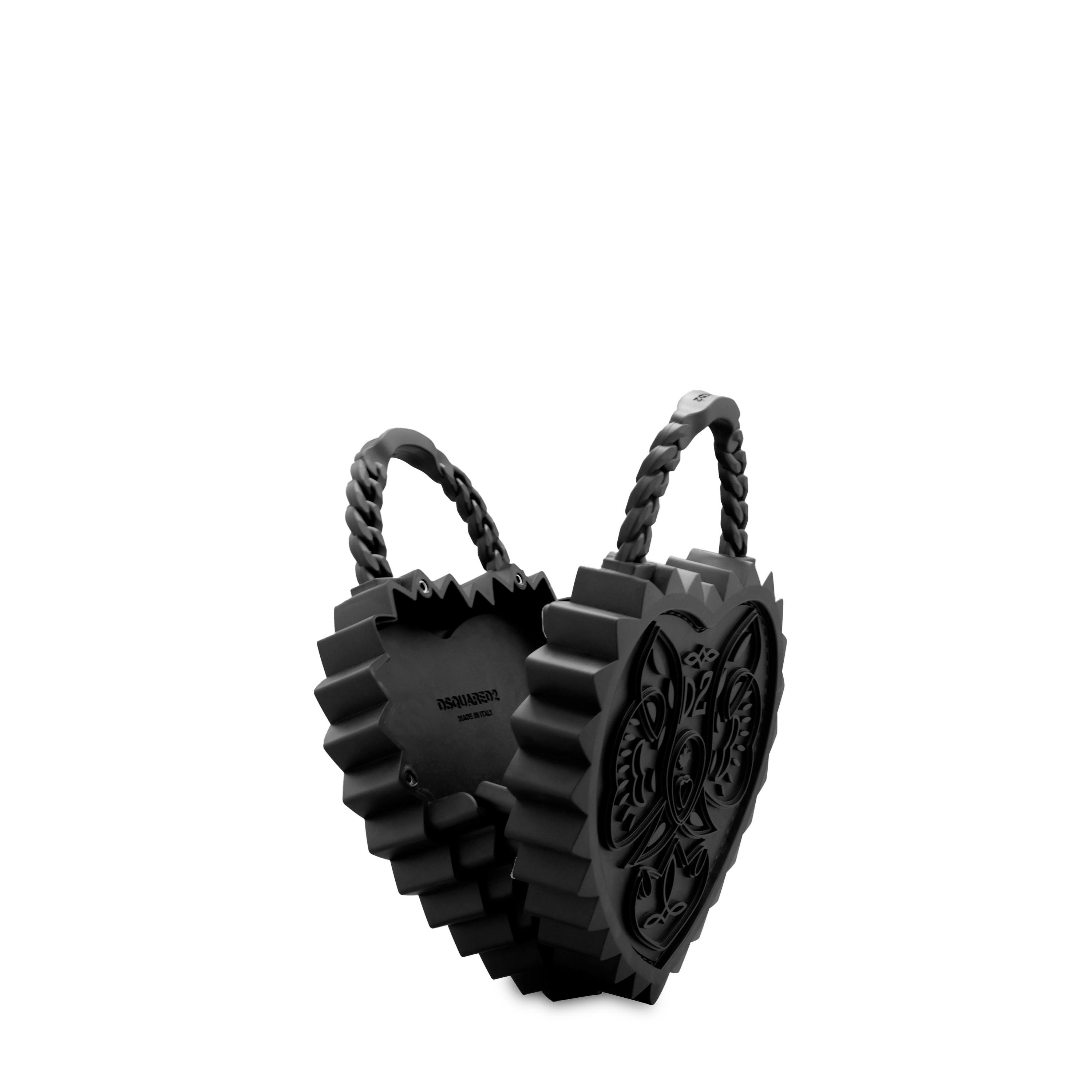 Cartera Negra Dsquared2 Heart