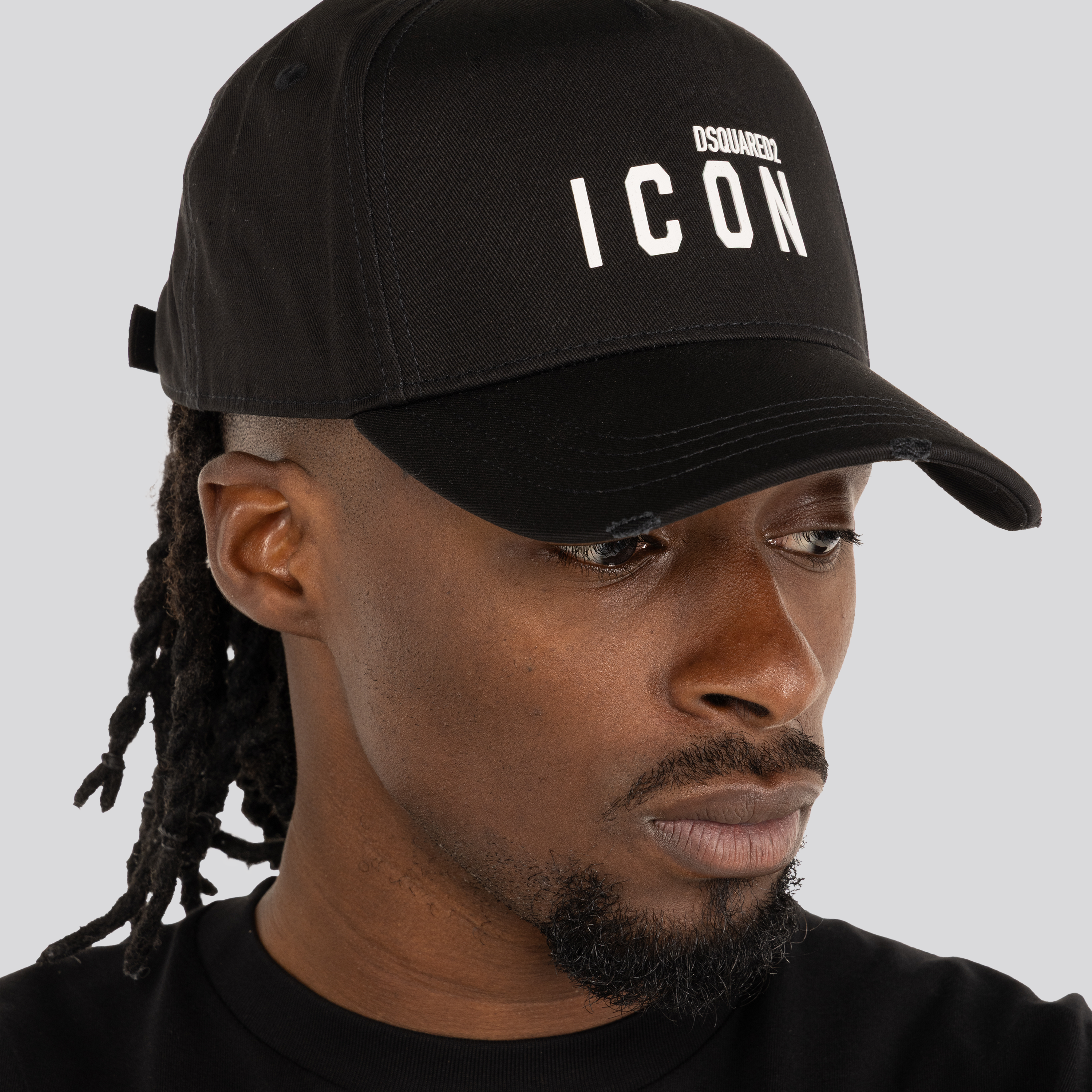 Gorra Negra Dsquared2 Icon Logo