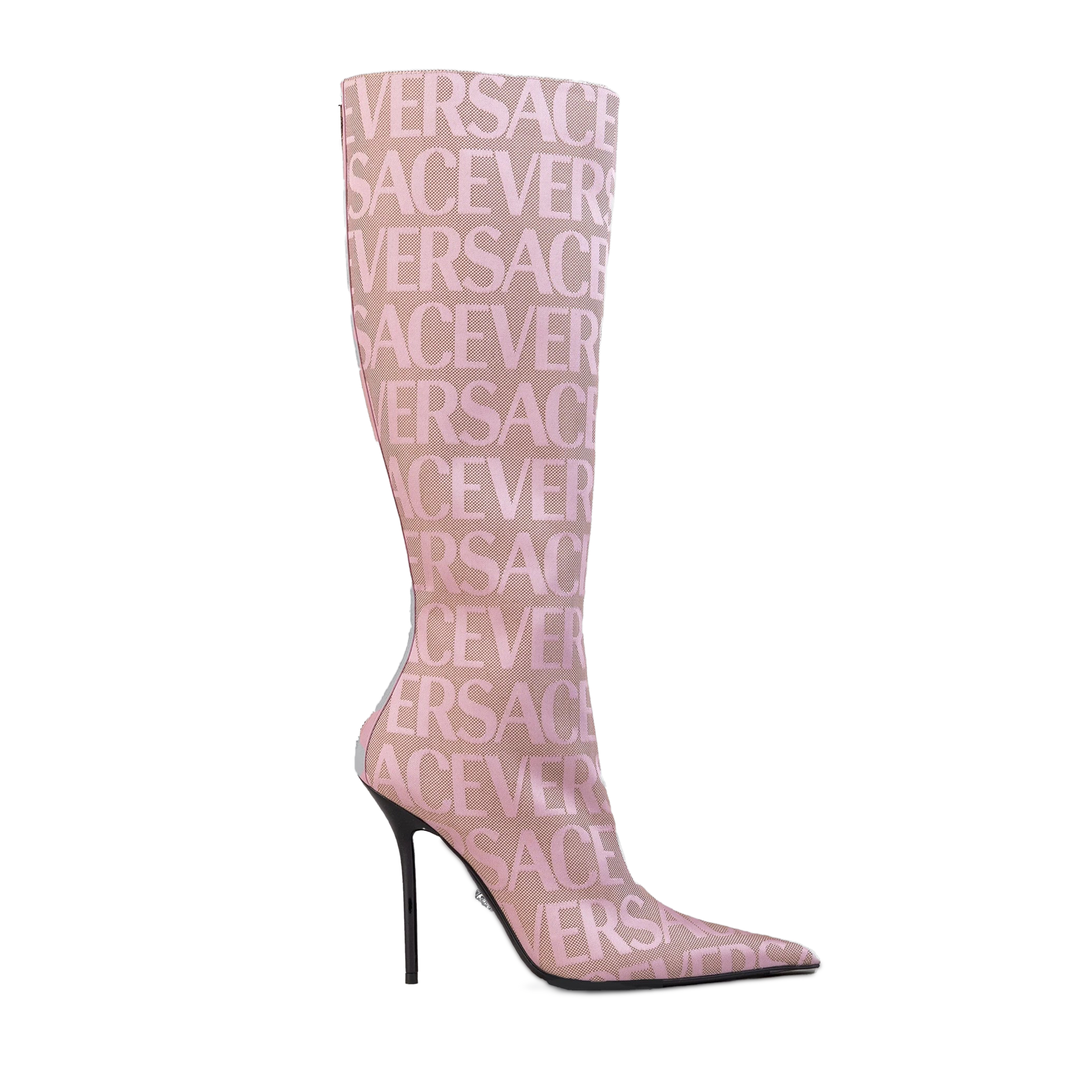 Botas Rosadas Versace Monogram