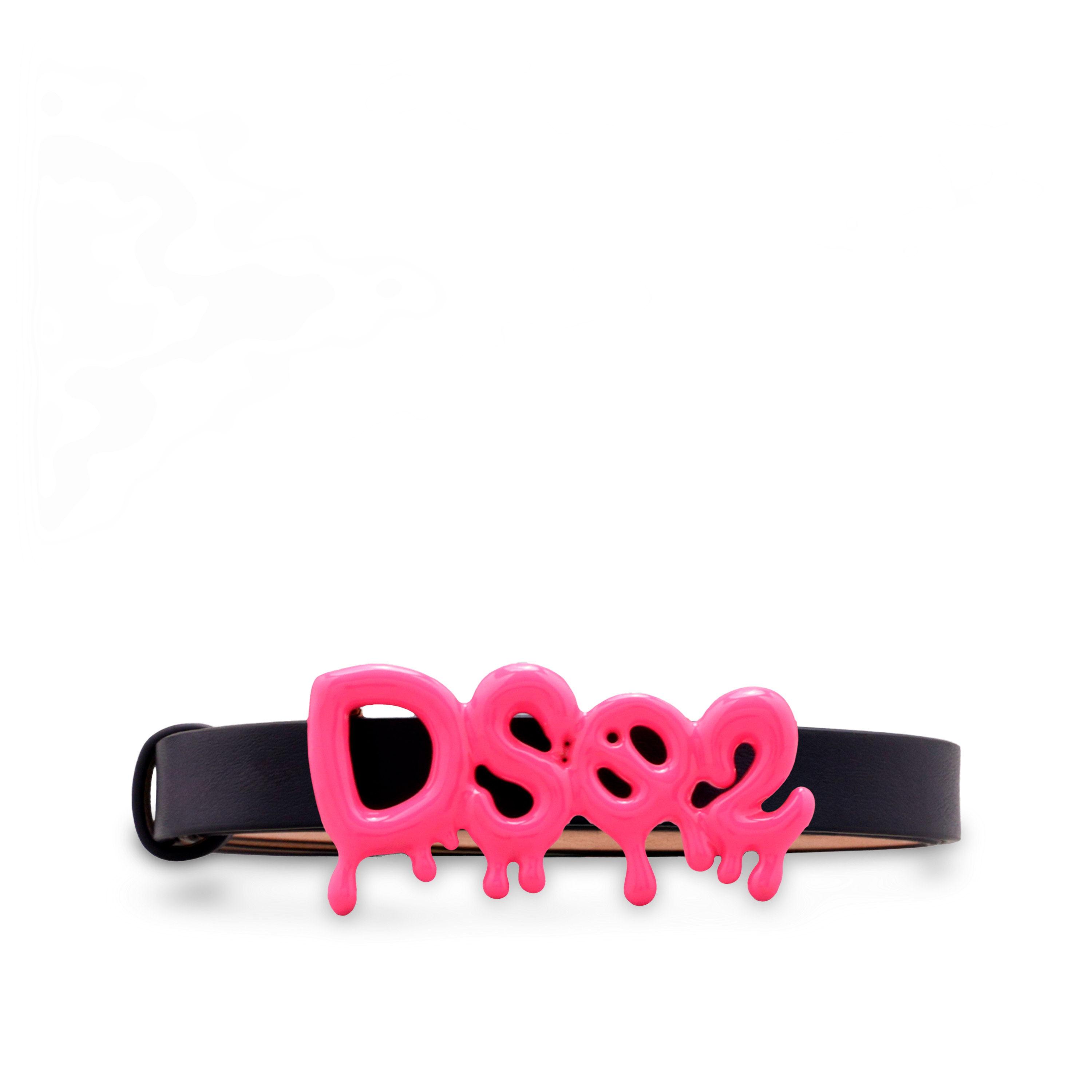 Cinturón Negro Dsquared2 Pink