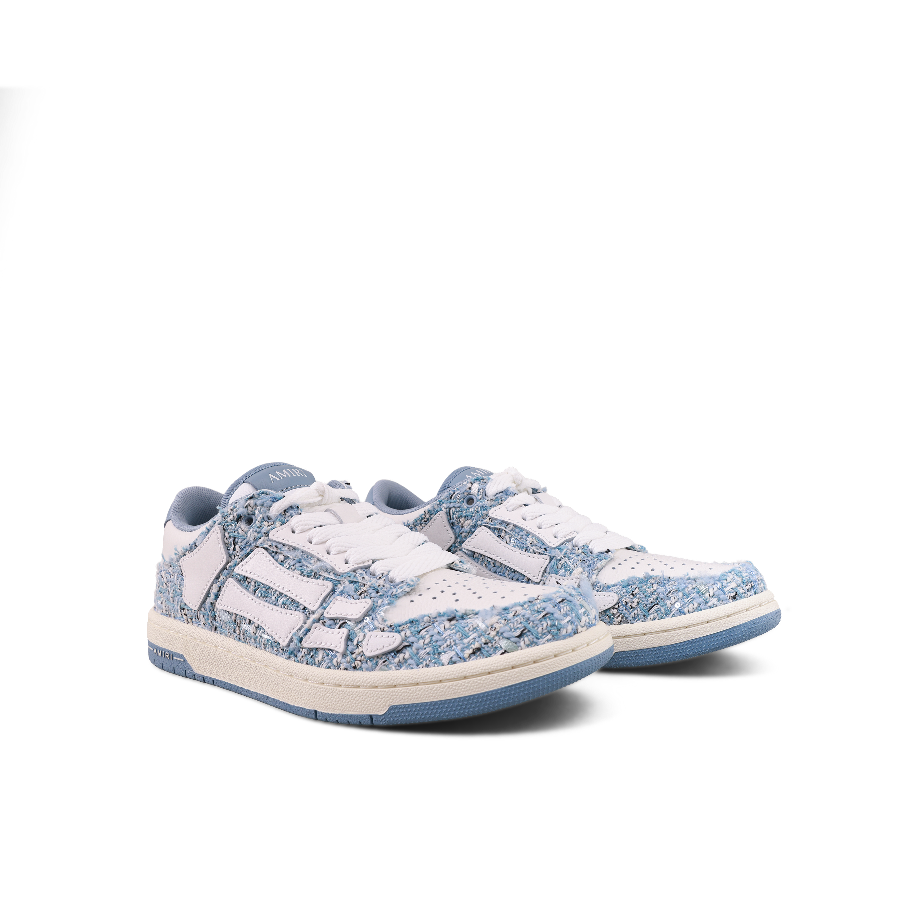 Sneakers Azules AMIRI Boucle Skel Top Low