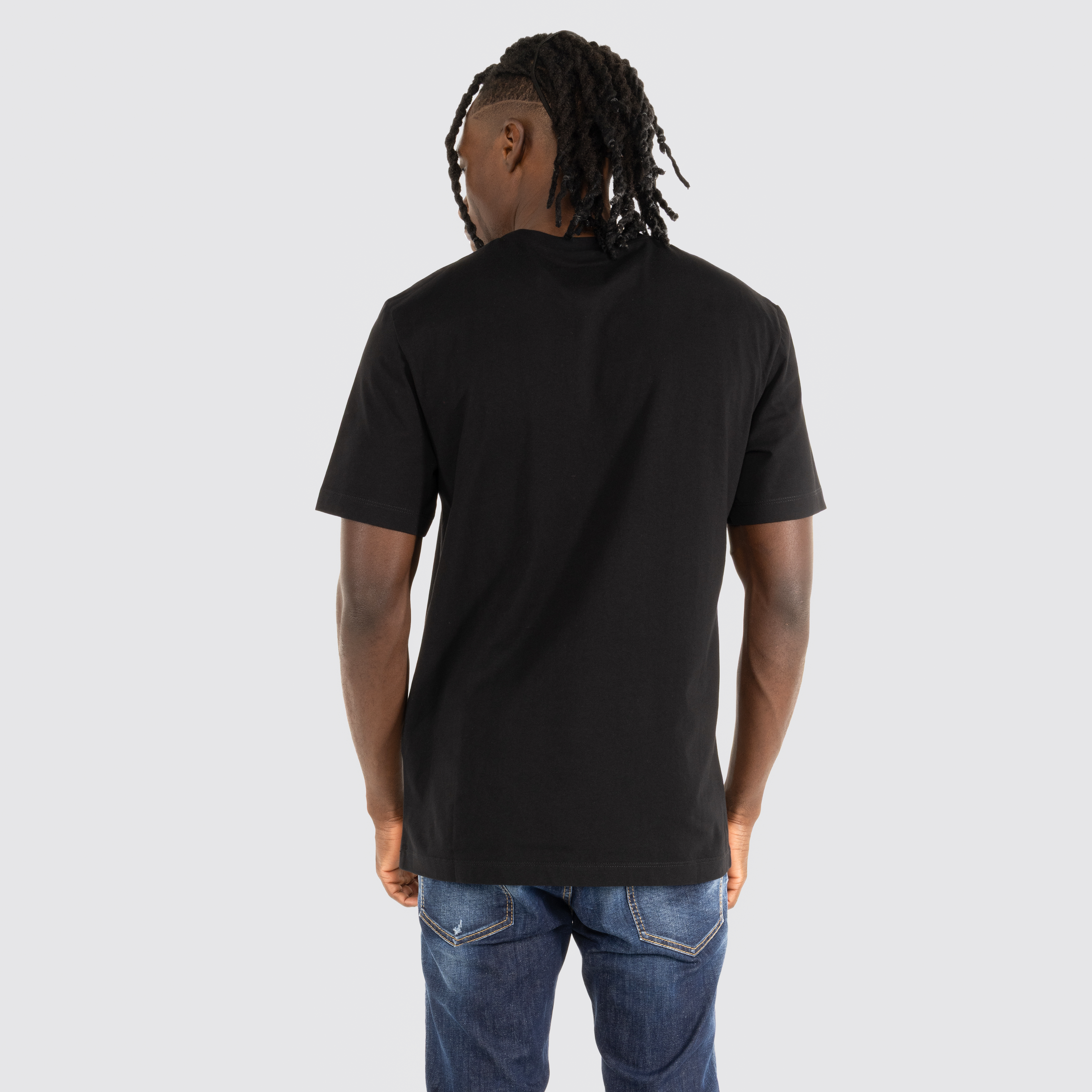 Camiseta Negra Dsquared2 Silver Plaque