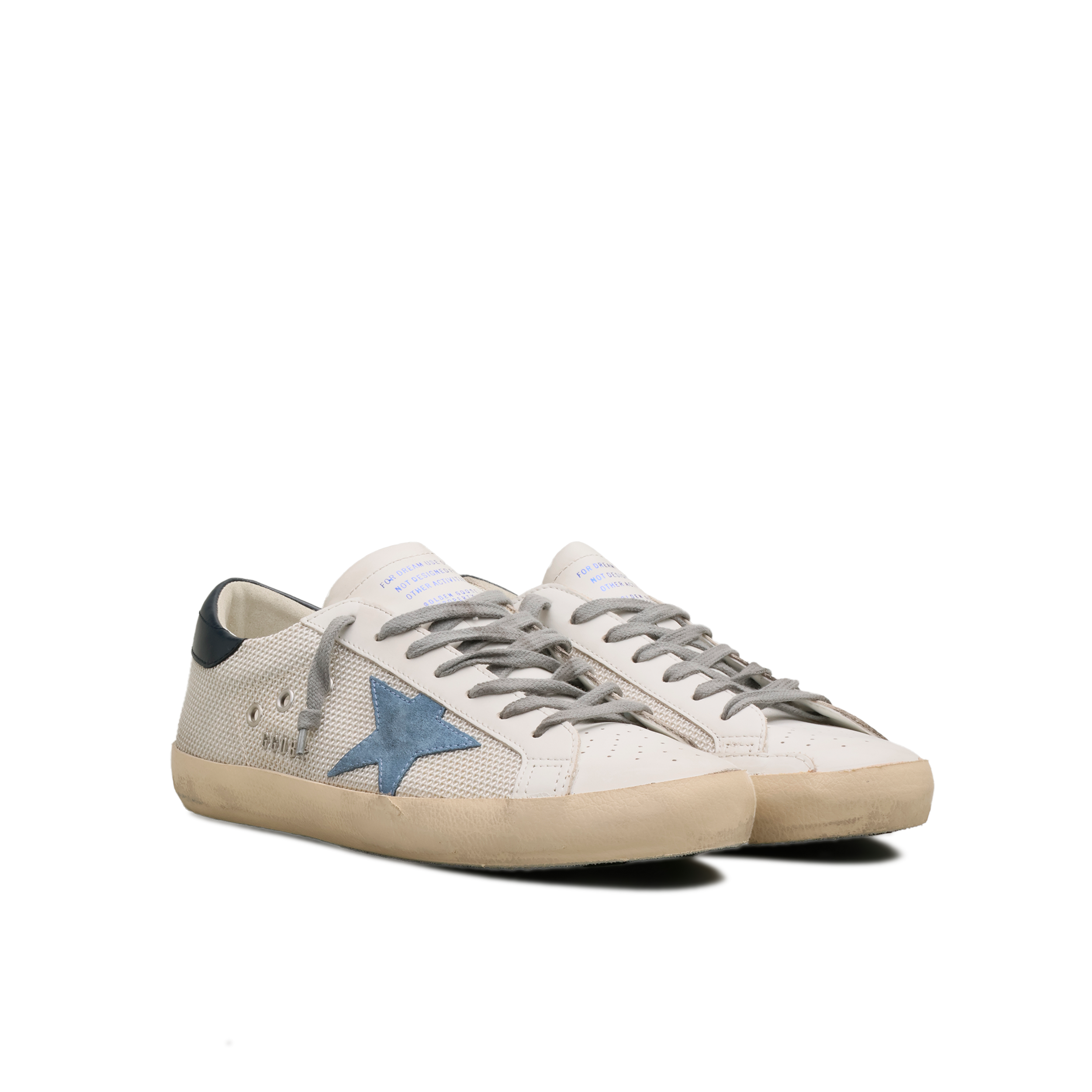 Sneakers Gris Golden Goose Super-Star Net
