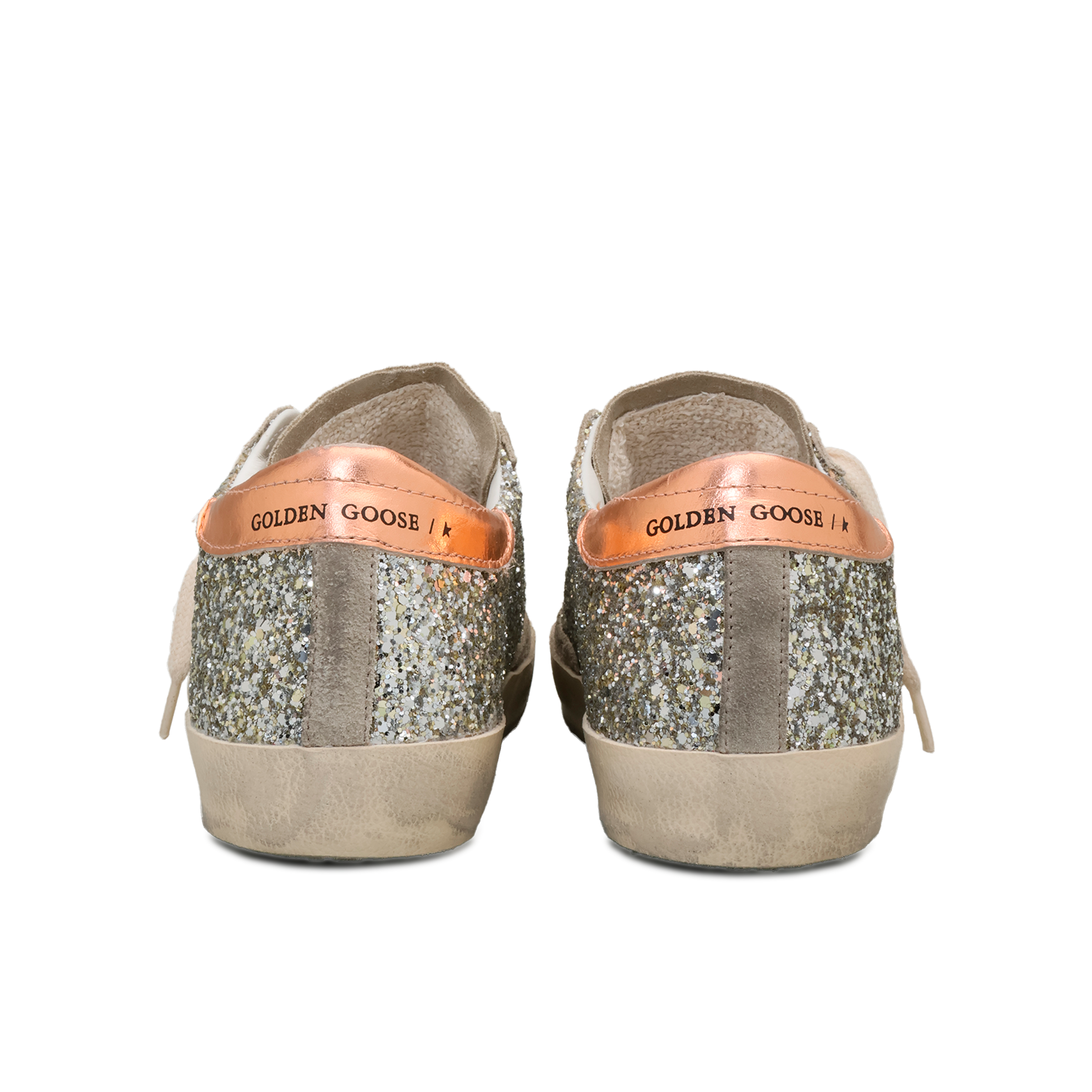 Sneakers Gris Golden Goose Super-Star Glitter