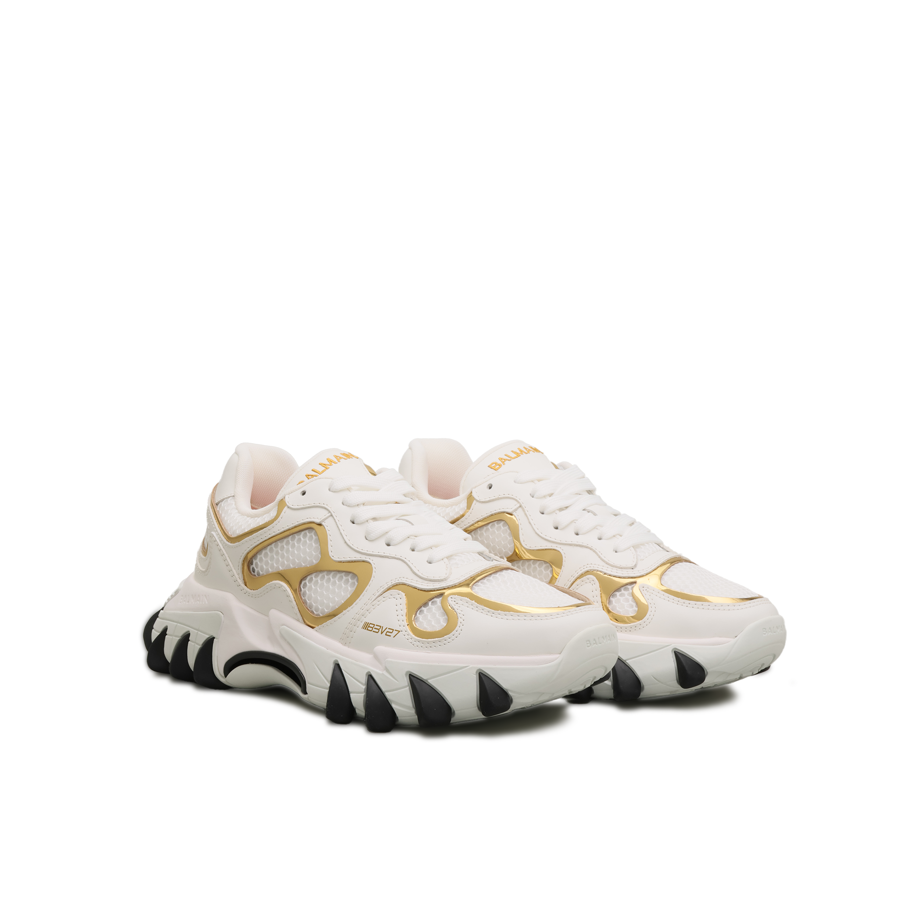 Sneakers Blancos Balmain B-East-Suede
