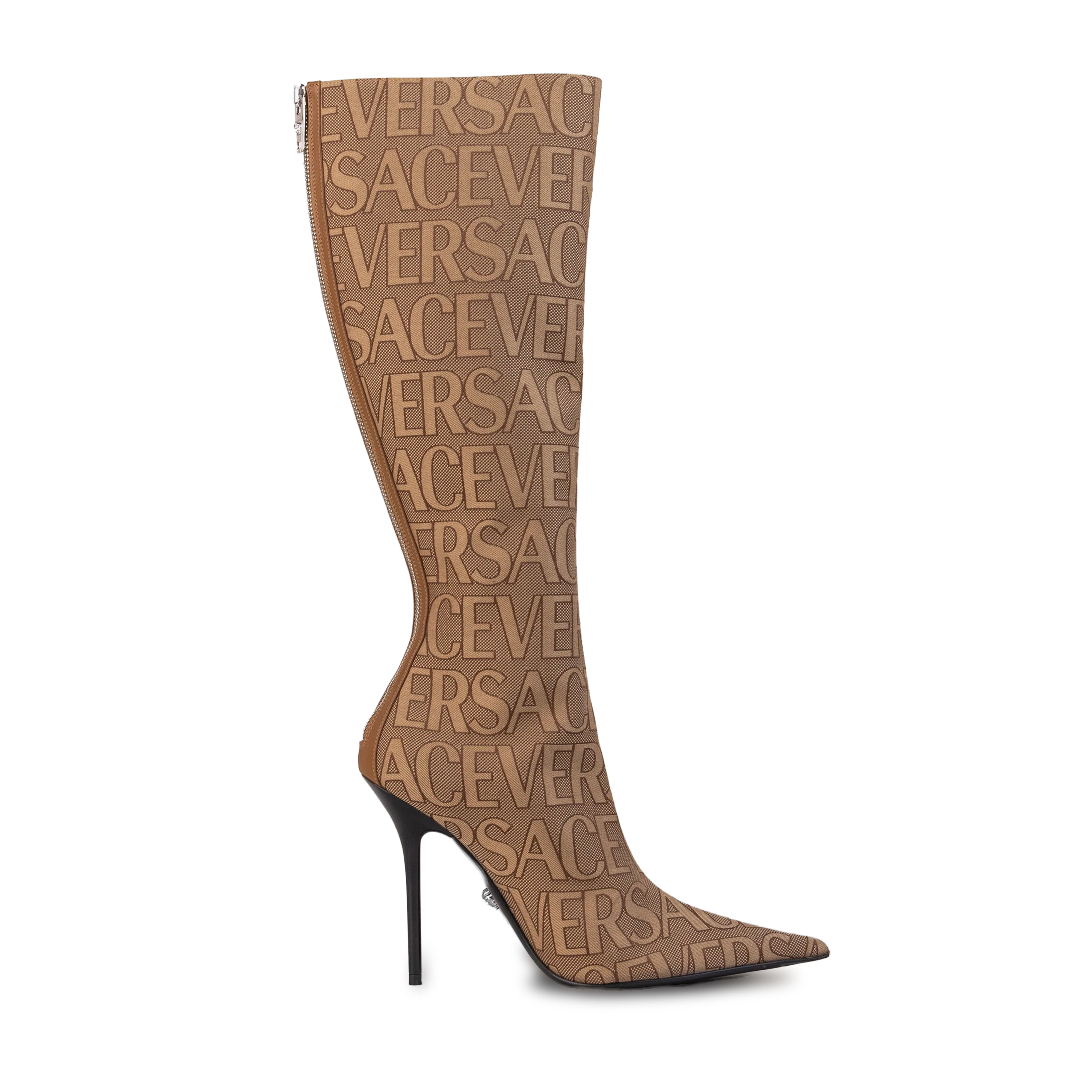Botas Beige Versace Monogram