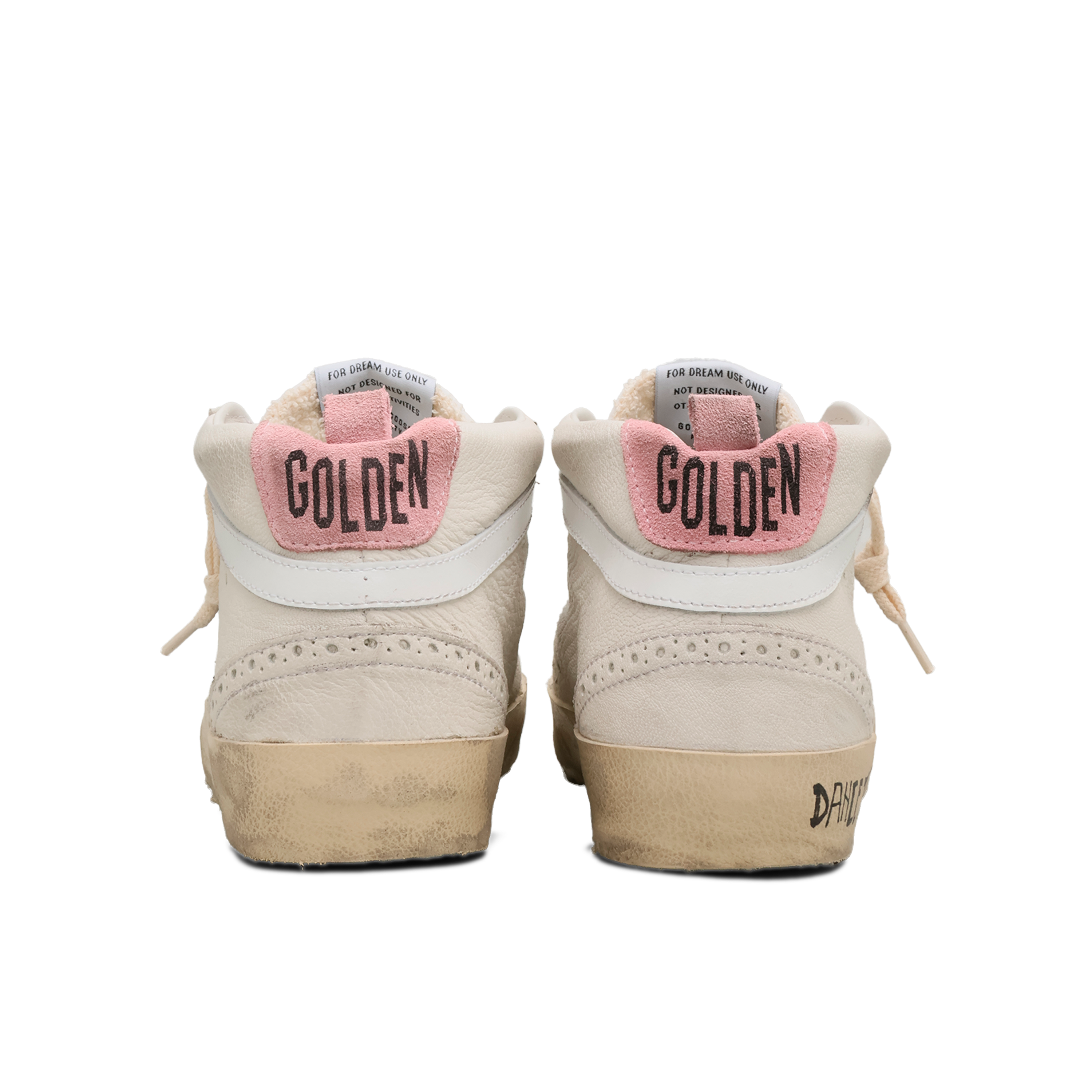 Sneakers Blancos GoldAzul en Goose Mid Glitter Star