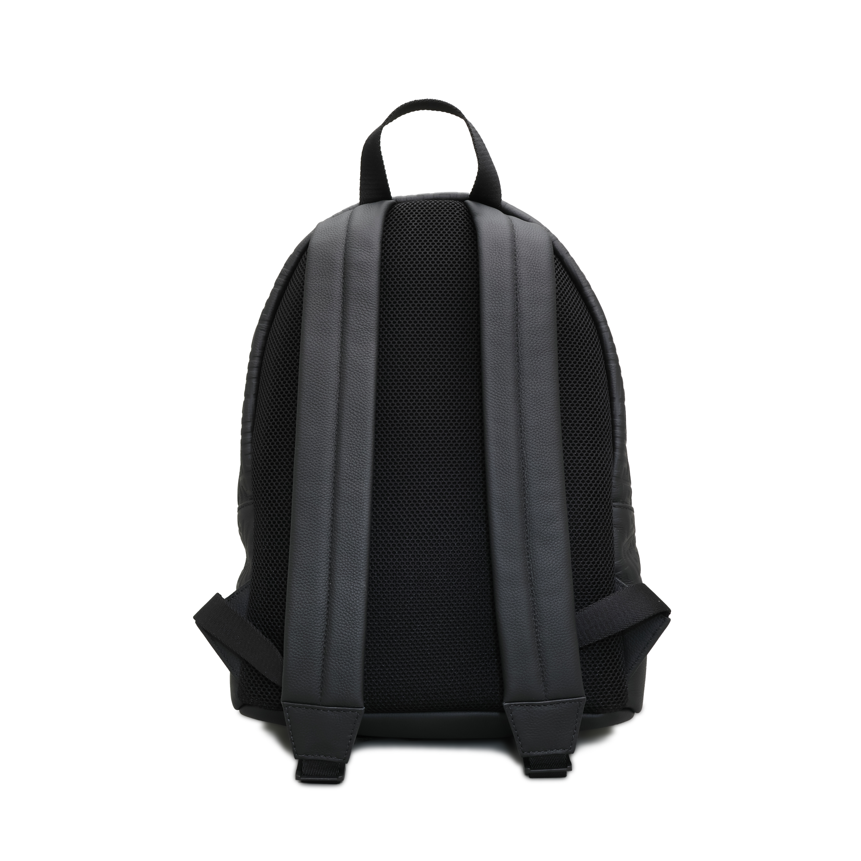 Mochila Negra Balmain Leather