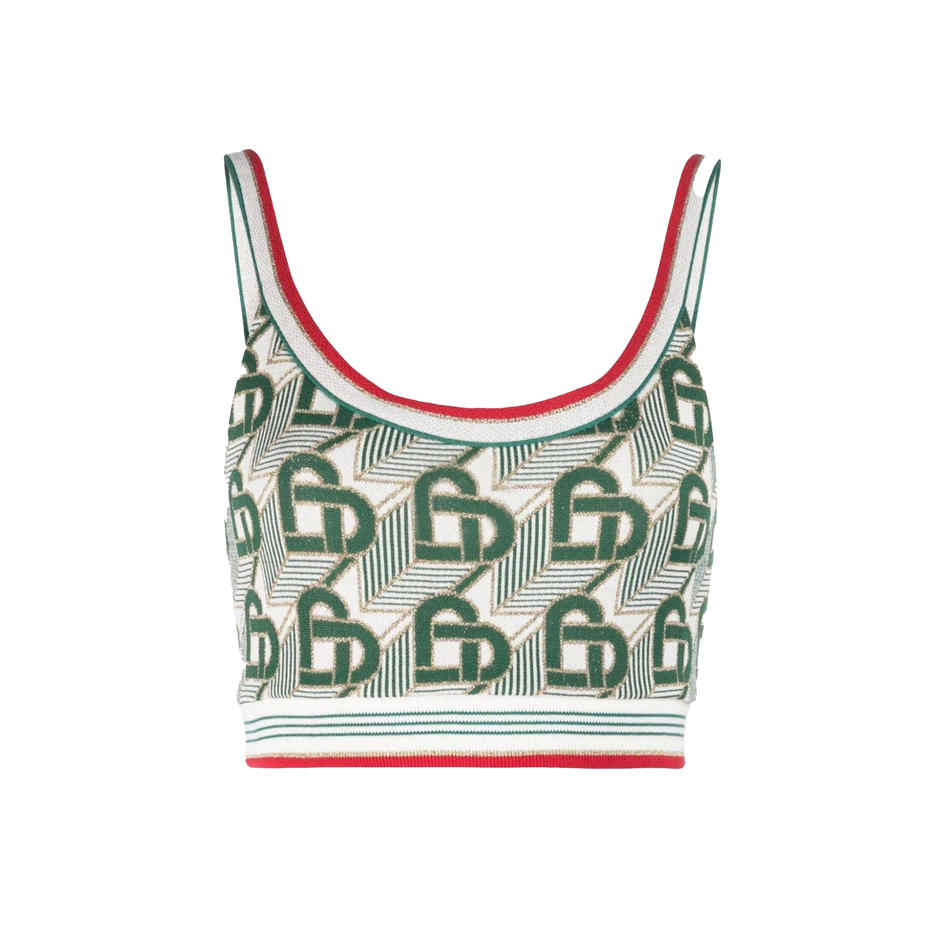 Top Verde Casablanca Heart Monogramme