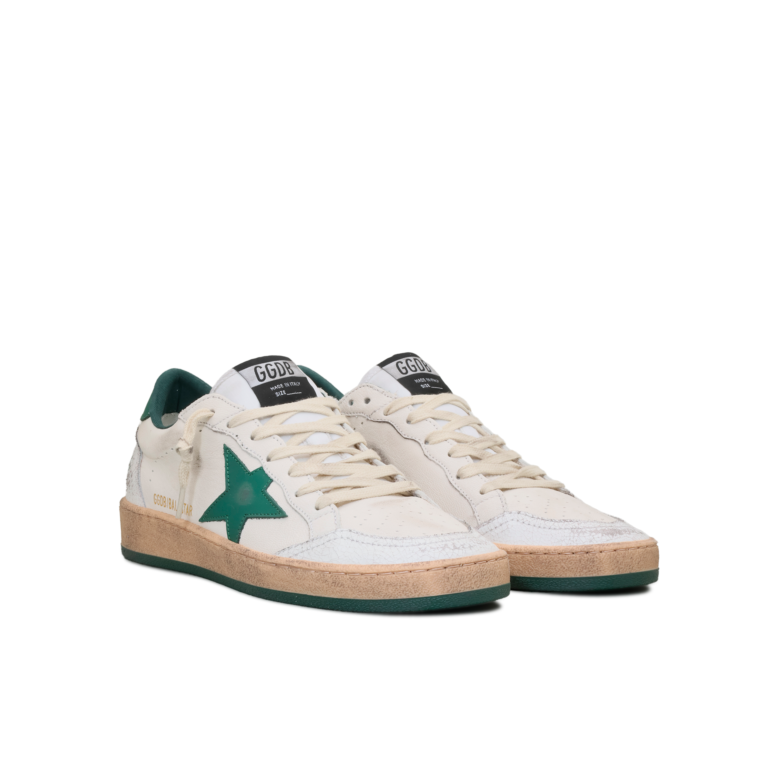 Sneakers Blancos Verde Golden Goose Ballstar