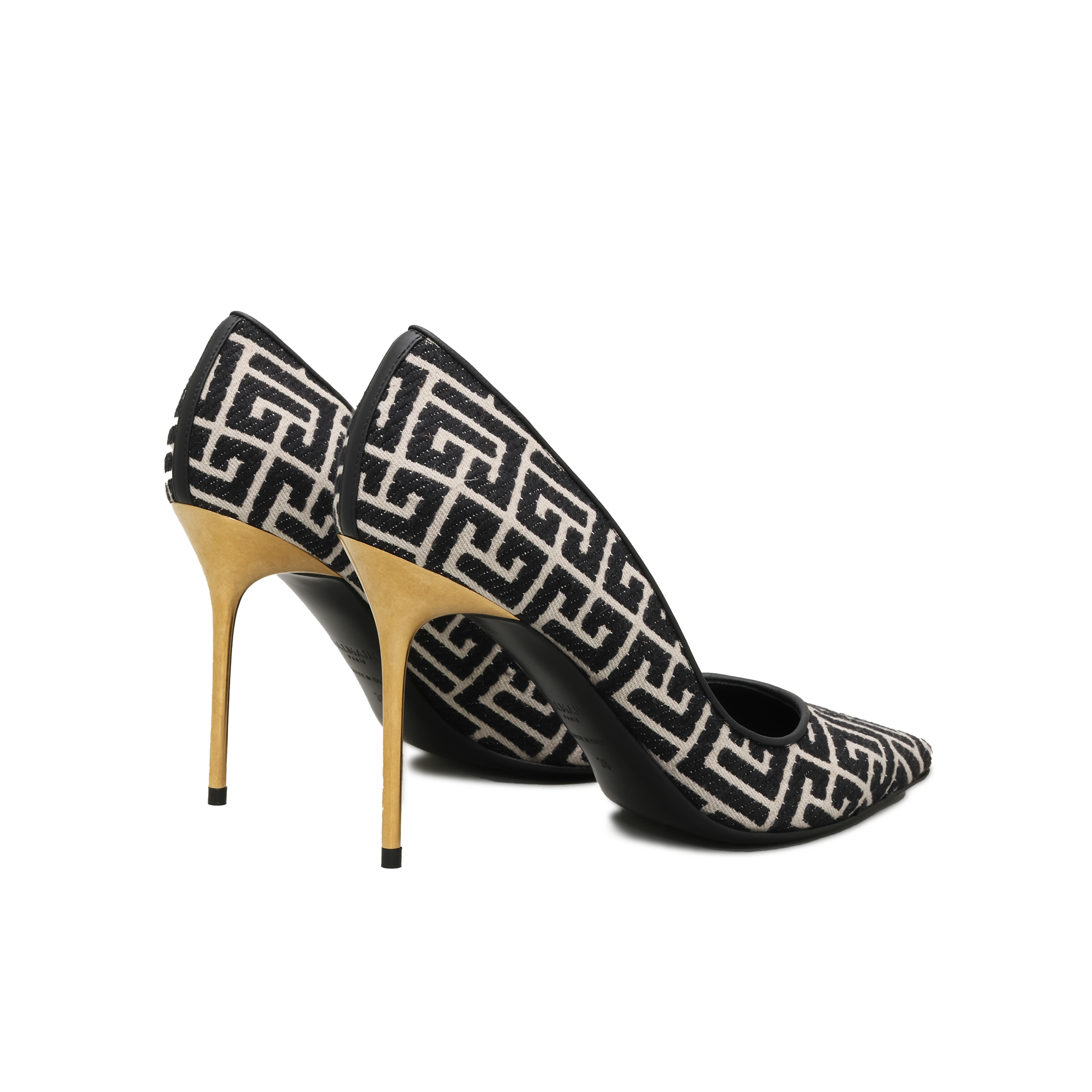 Tacon Negro Balmain Monogram