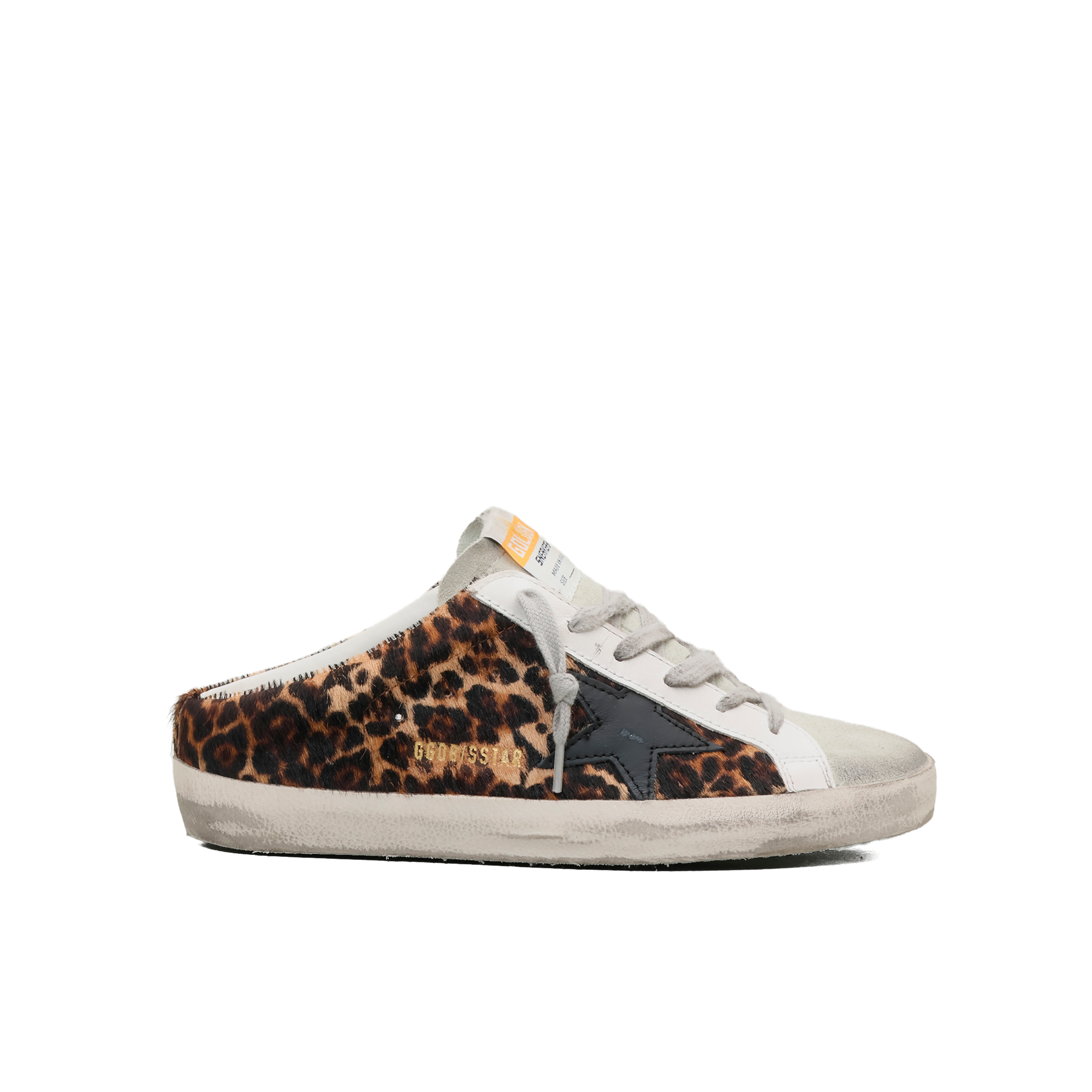 Sneakers Blancos Golden Goose Super-Star Sabot Leopard