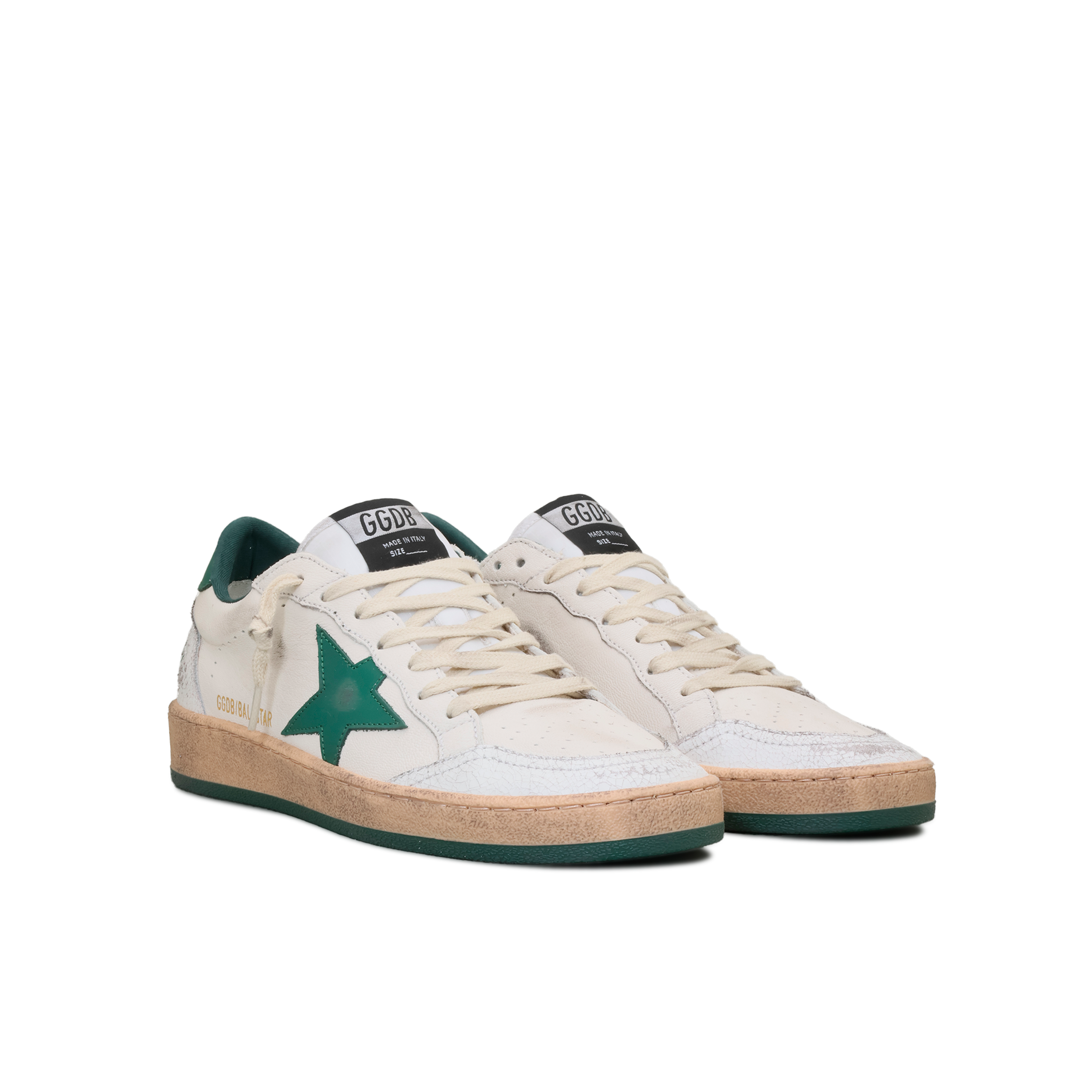 Sneakers Blancos Verde Golden Goose Ballstar