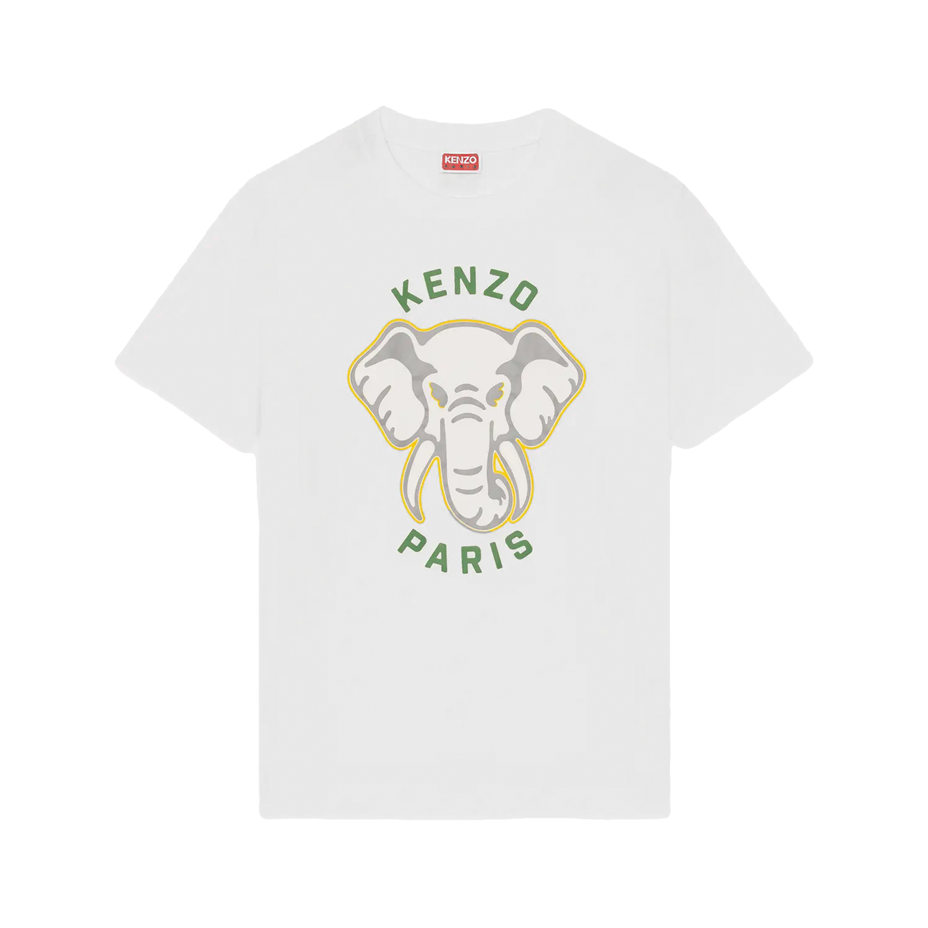 Camiseta Blanca KENZO Elephant Varsity Jungle