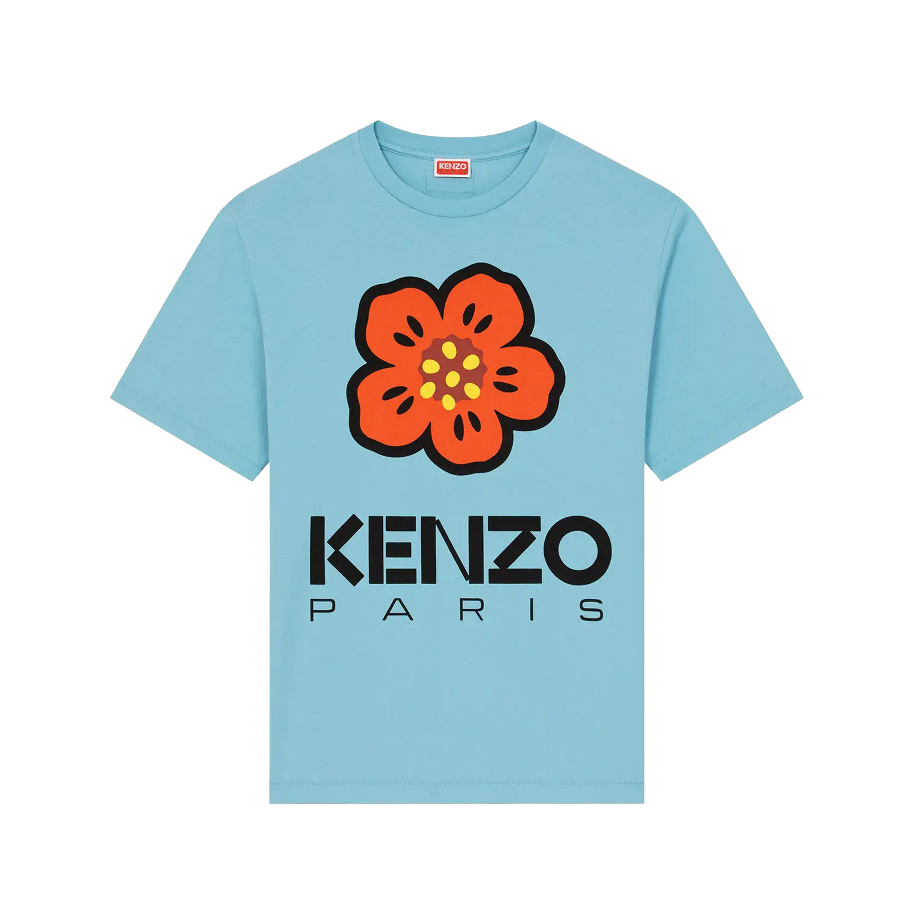 Camiseta Celeste Kenzo Boke Flower