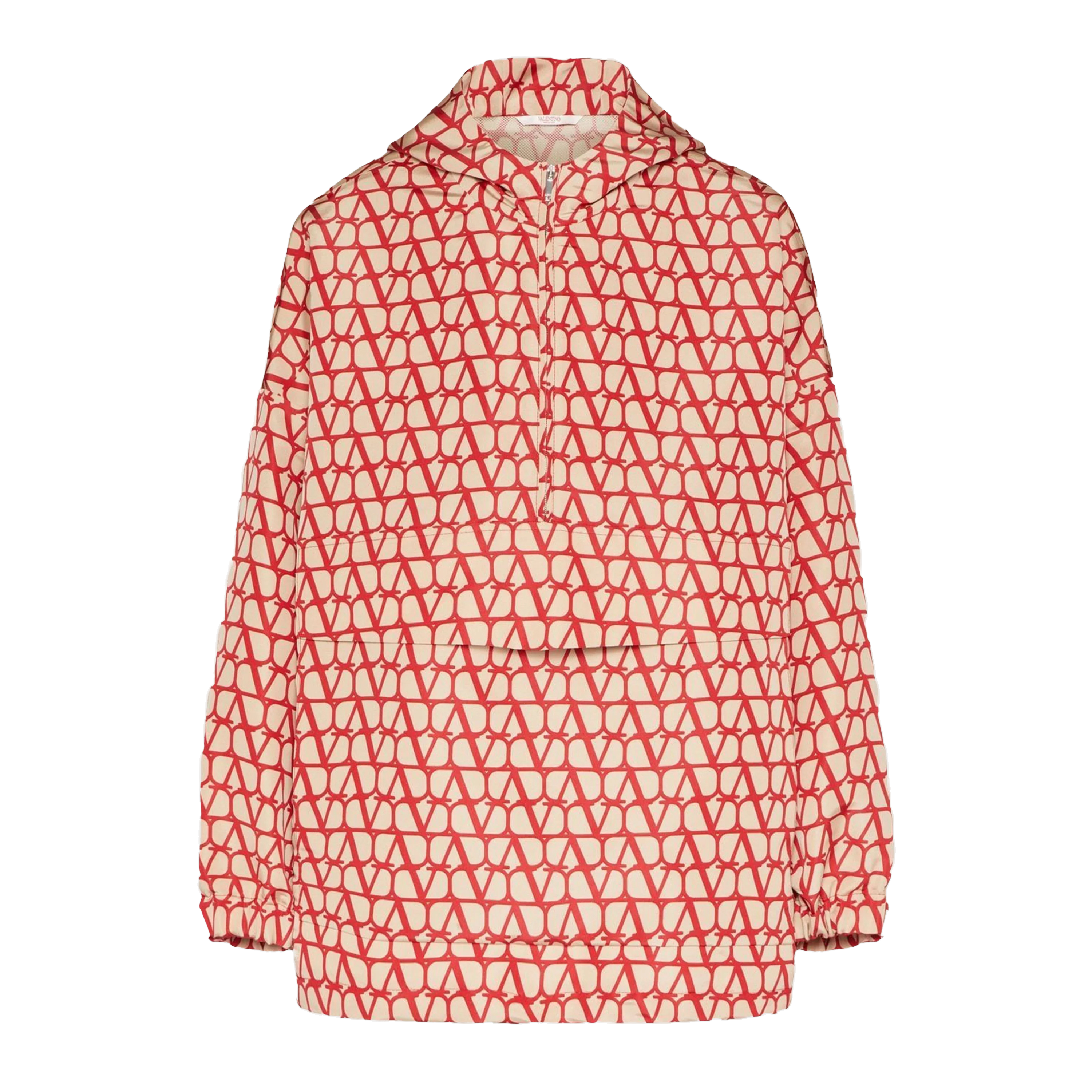 Chaqueta Beige-Rojo Valentino Iconographe
