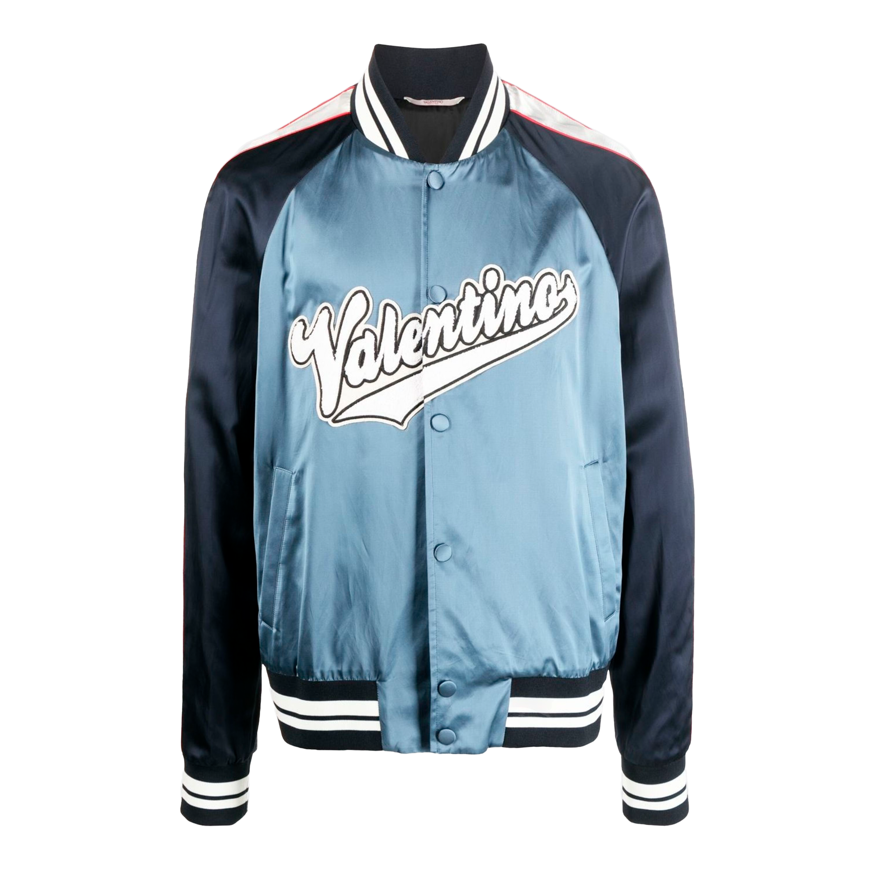 Chaqueta Azul Valentino Baseball Bomber