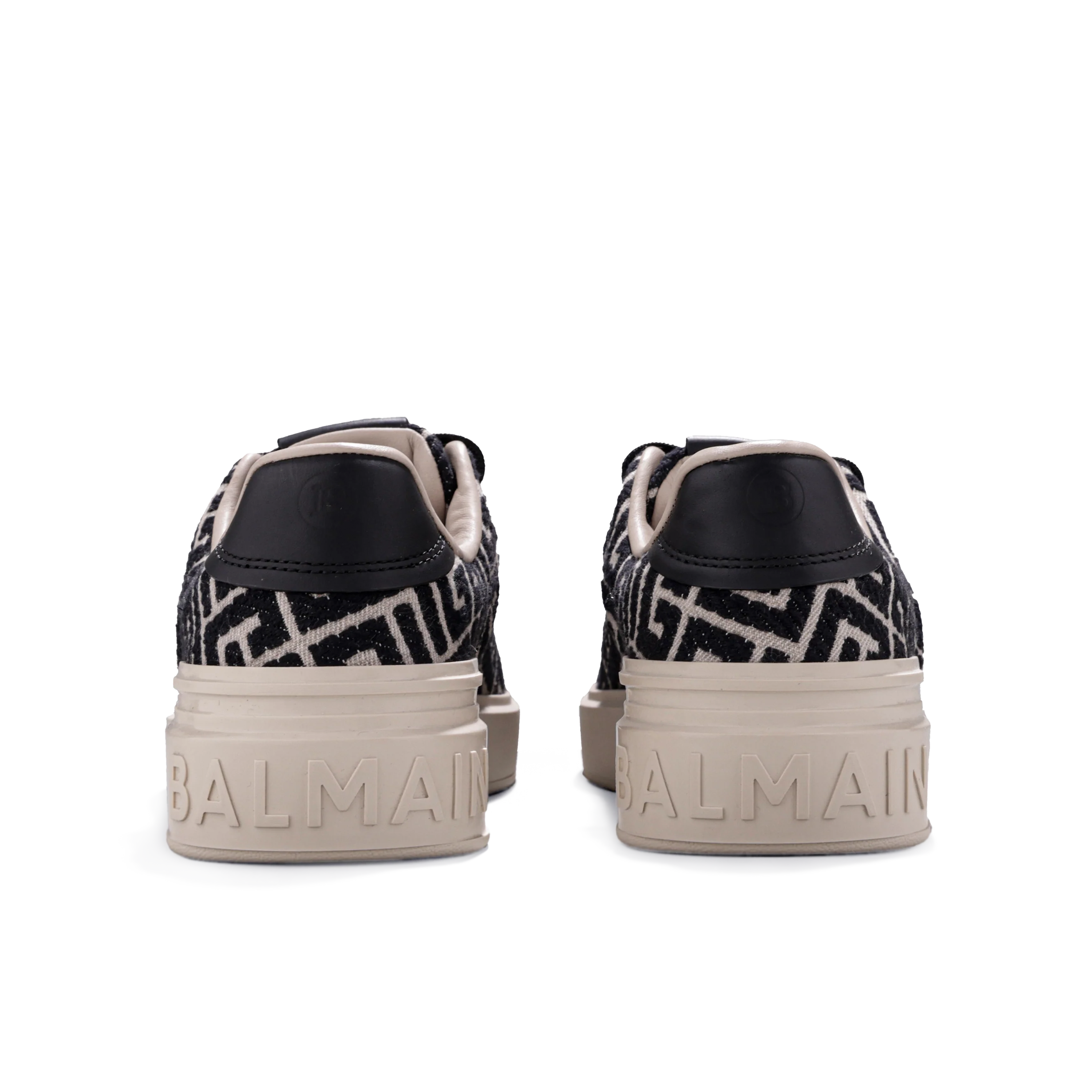 Sneakers Negros Balmain B-Court Monogram