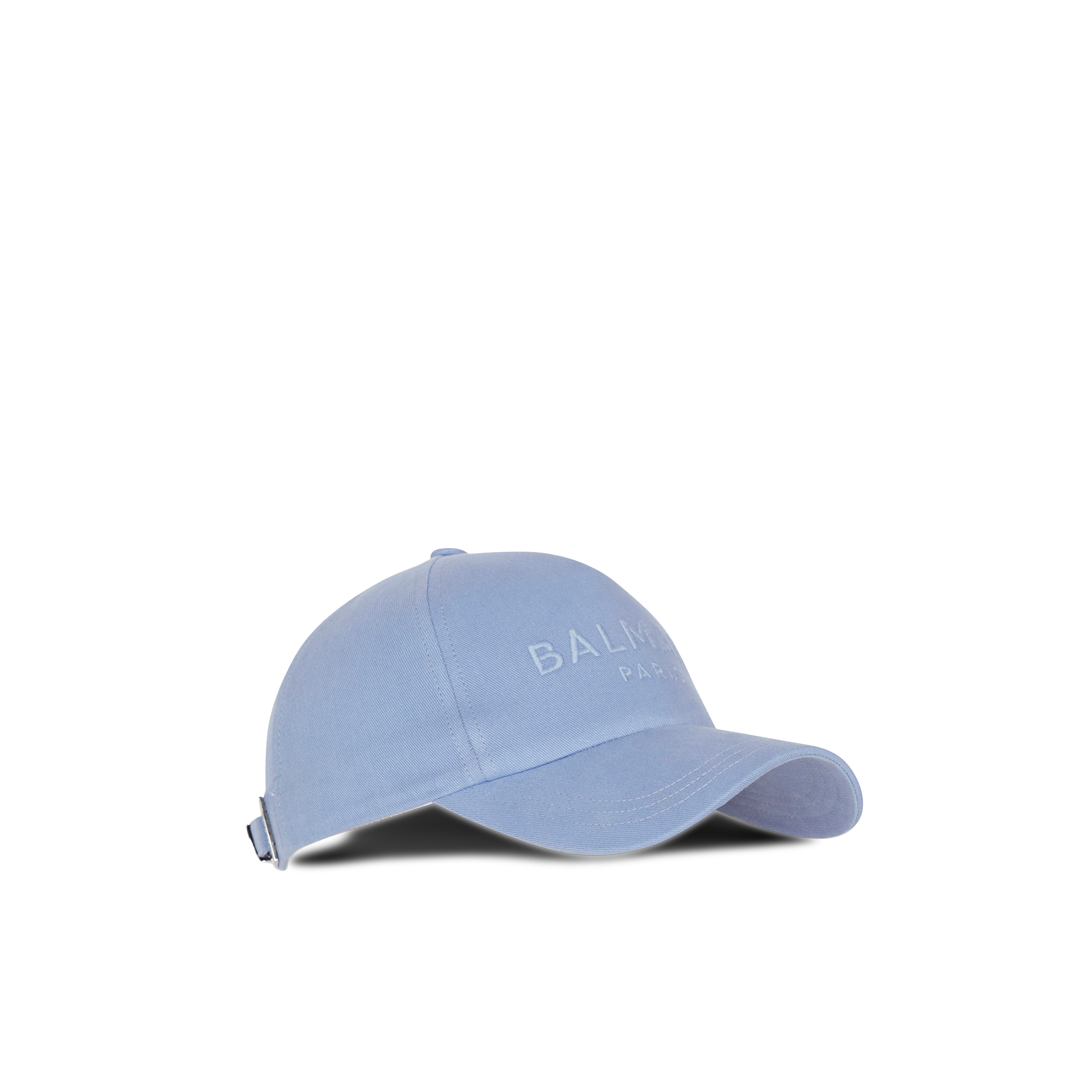 Gorra Lila Balmain Paris Logo