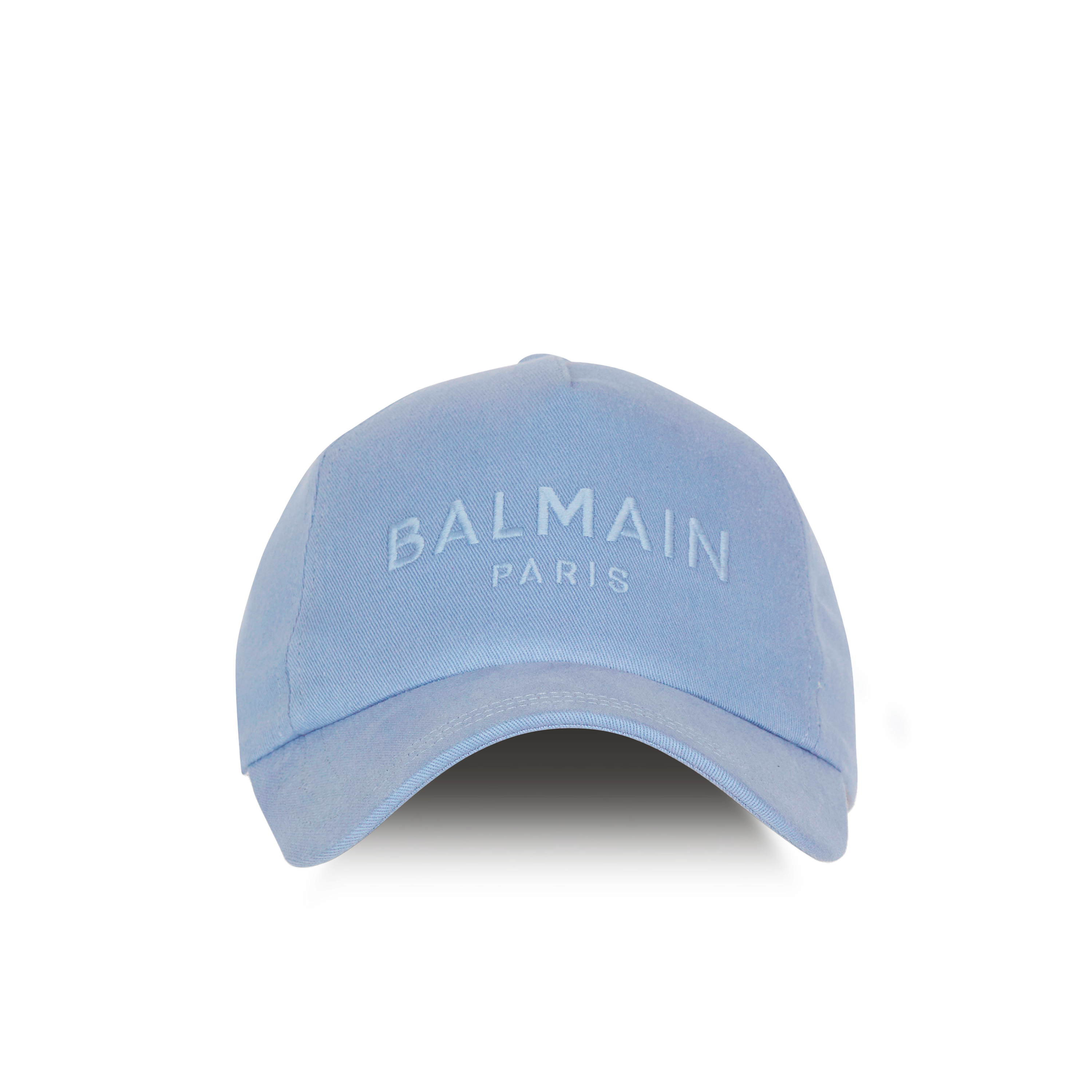 Gorra Lila Balmain Paris Logo