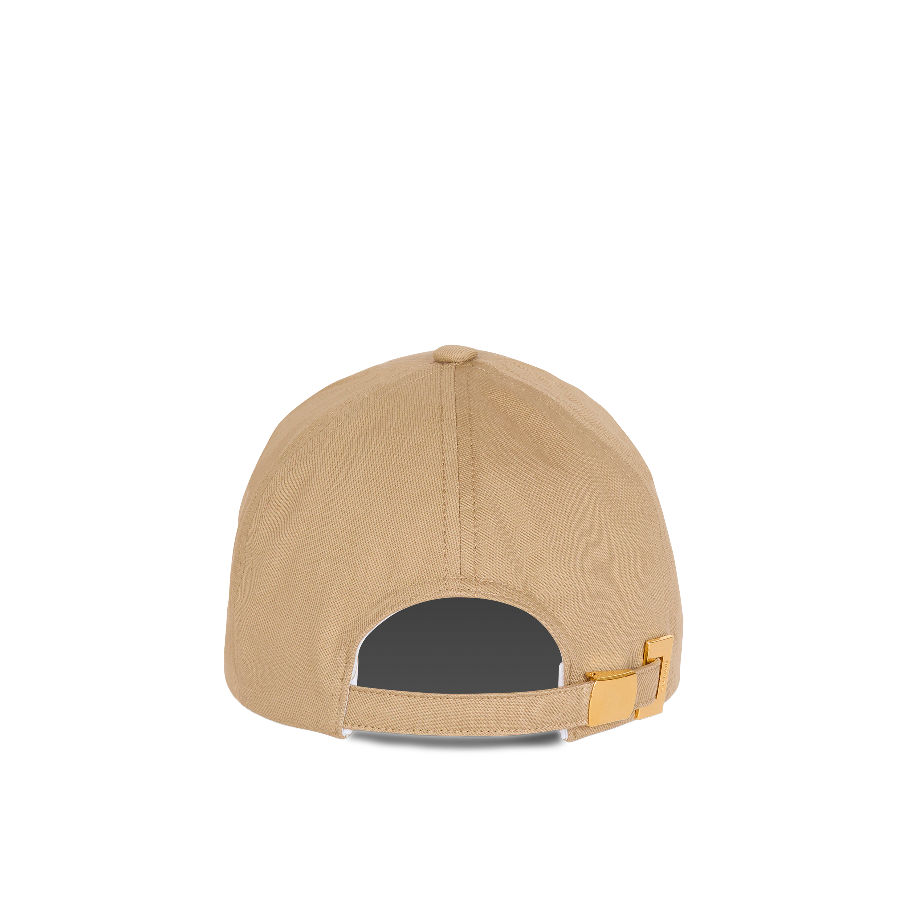 Gorra Beige Balmain Paris Signature