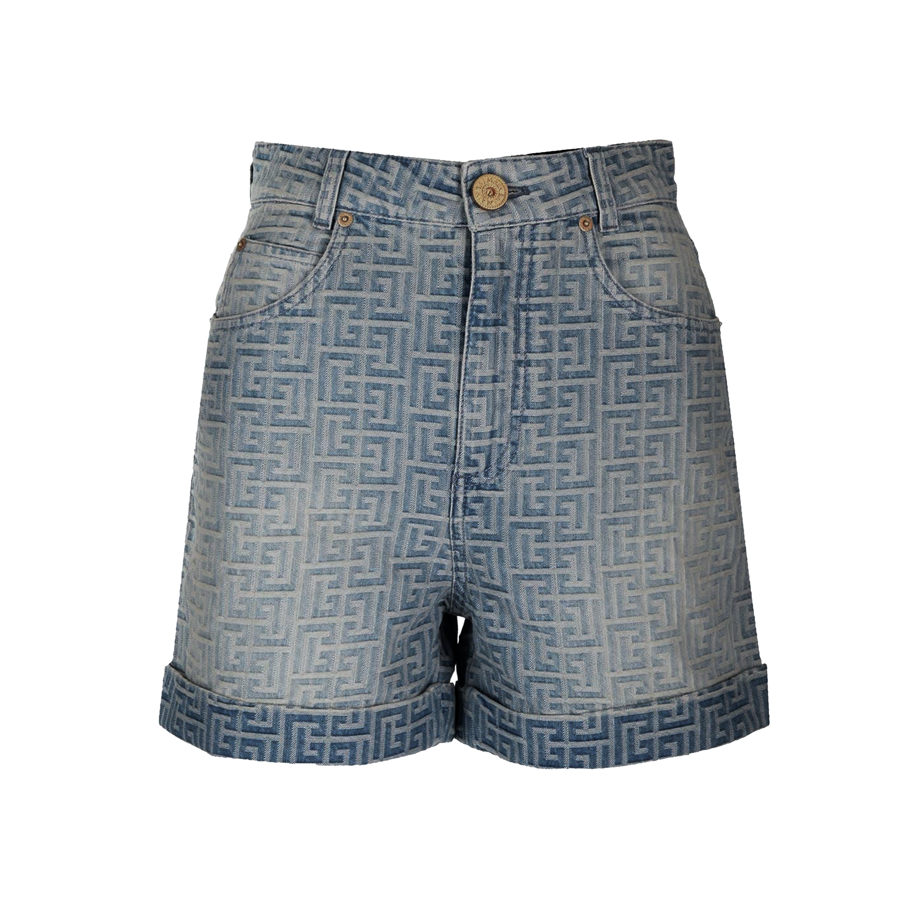 Shirt Denim Balmain Monogram