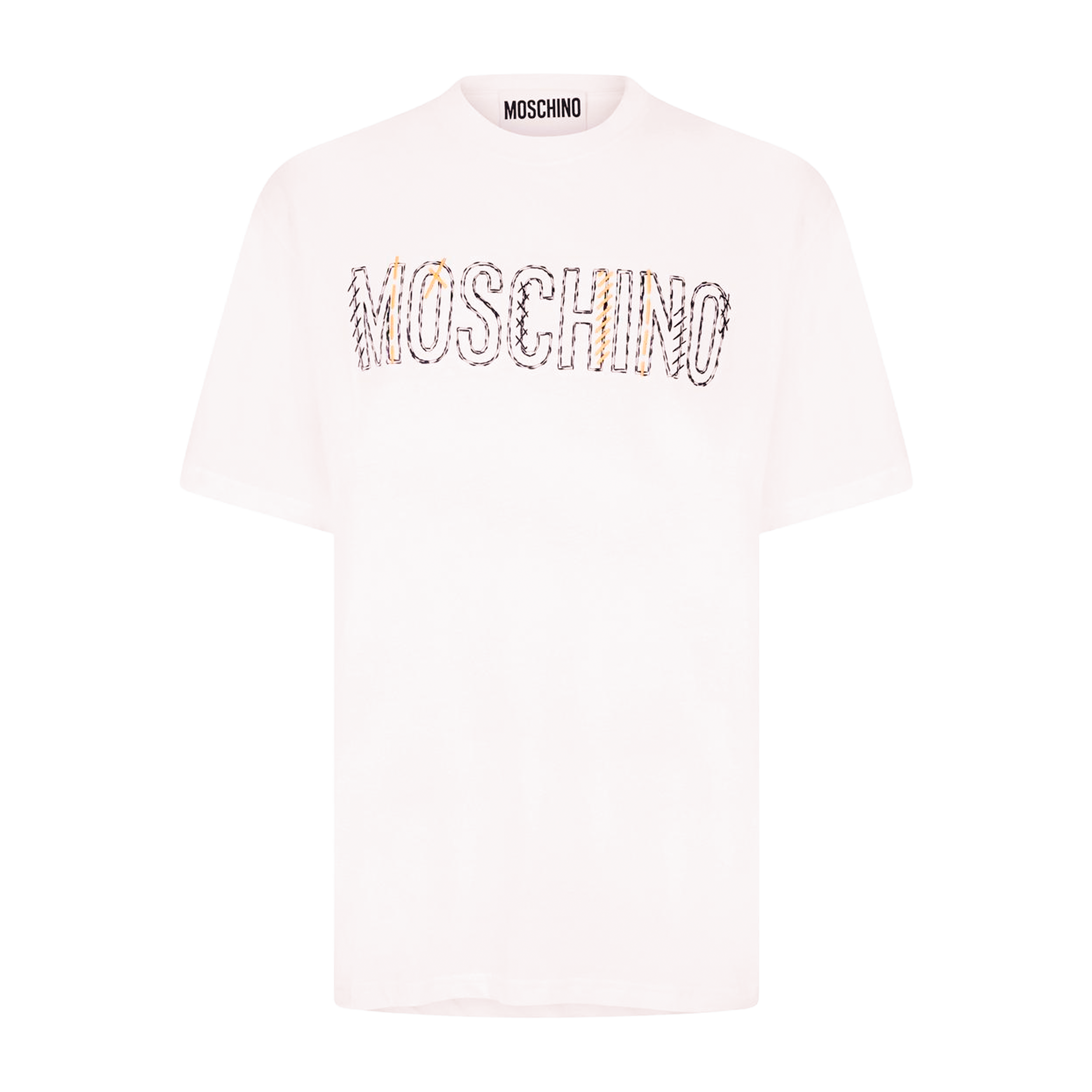Camiseta Blanca Moschino Logox