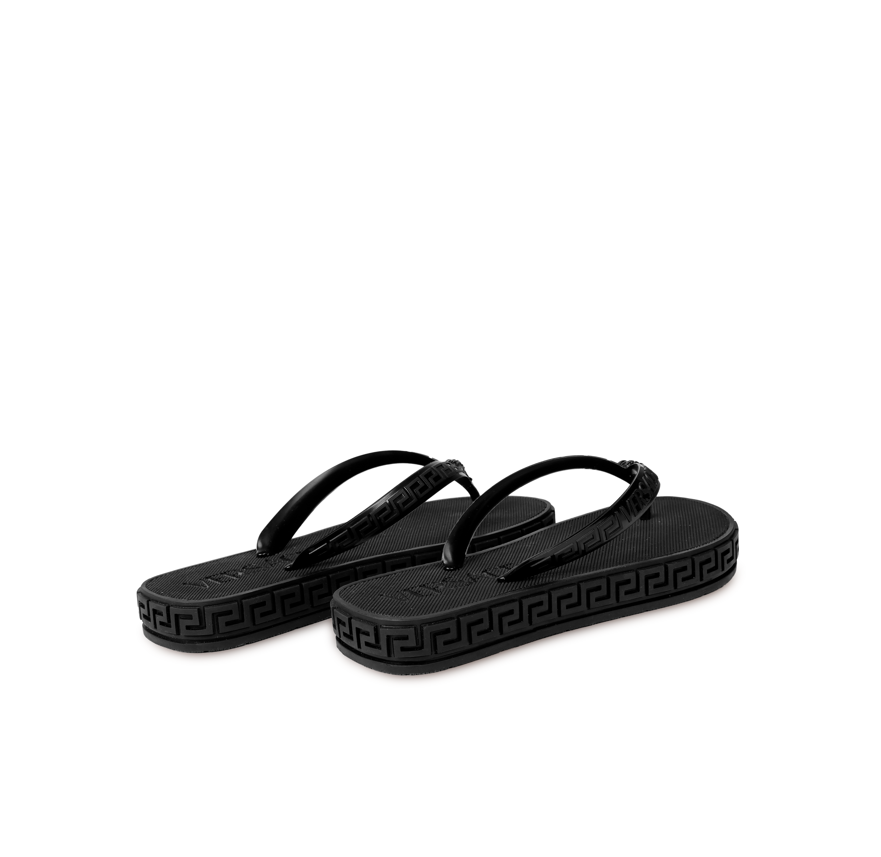 Sandalias Rosadas Versace Rubber Thong