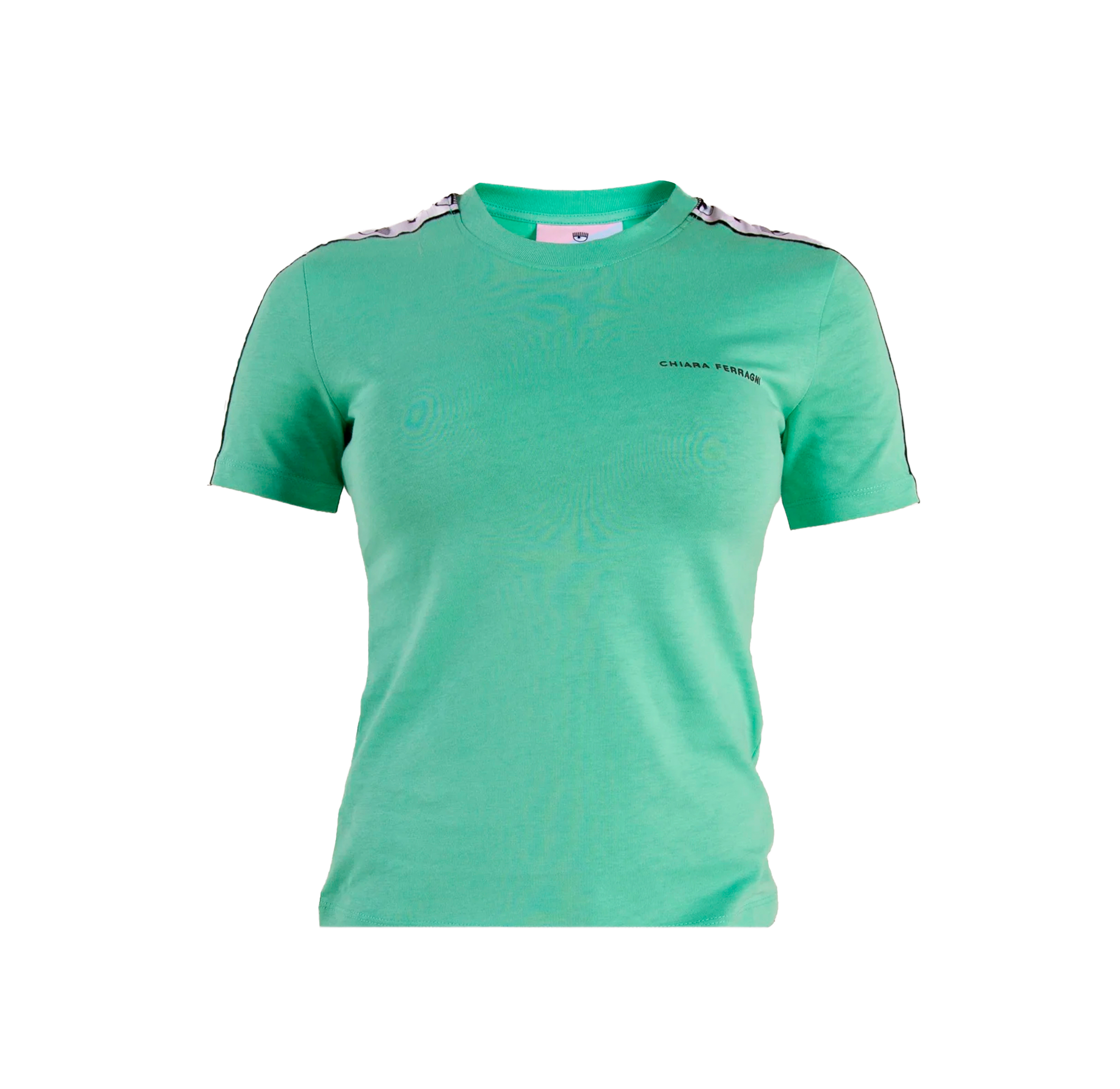 Camiseta Verde Chiara Ferragni Eye Star Side Logo