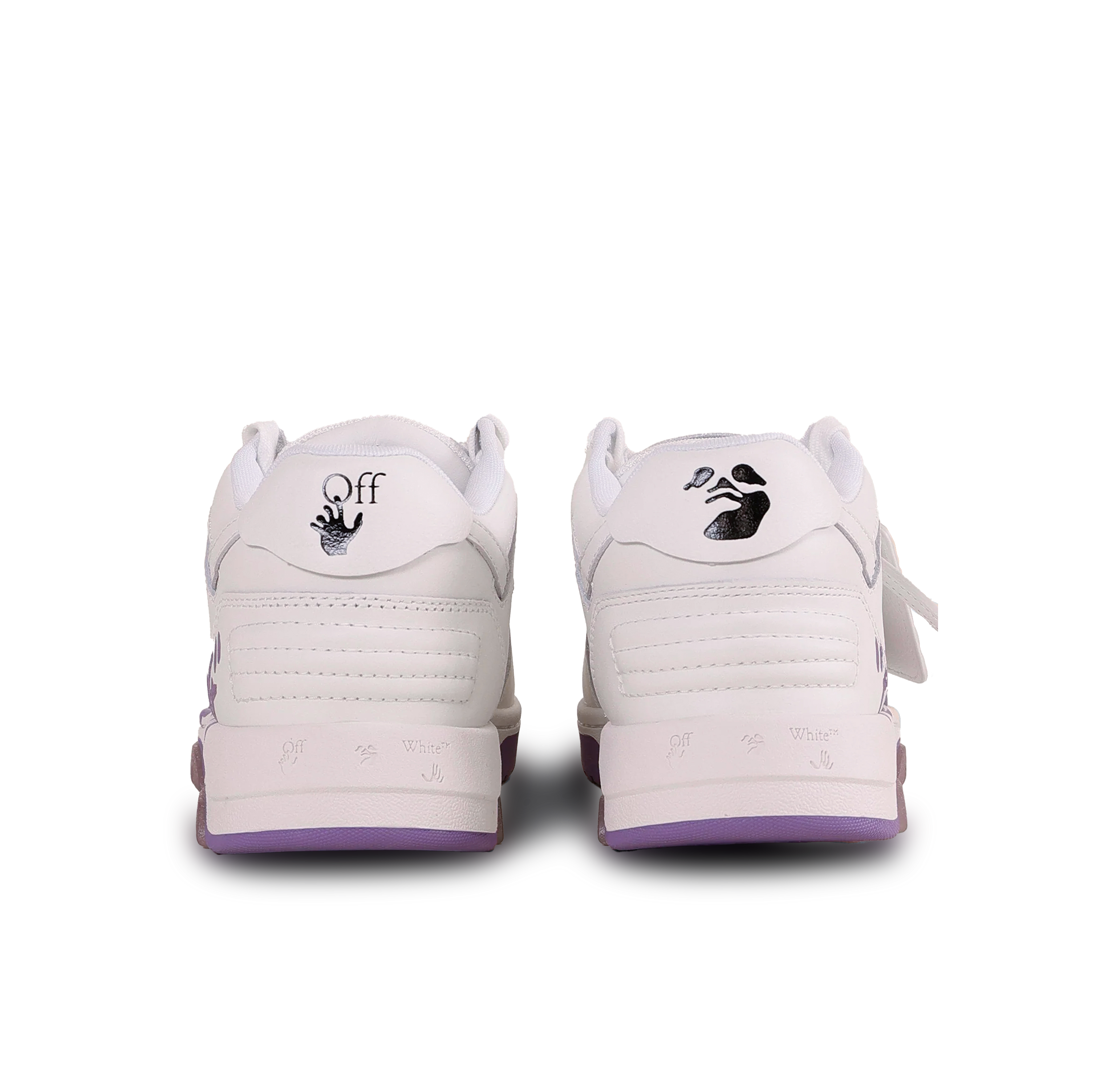 Sneakers White Lila Off-White "OOO" For Walking