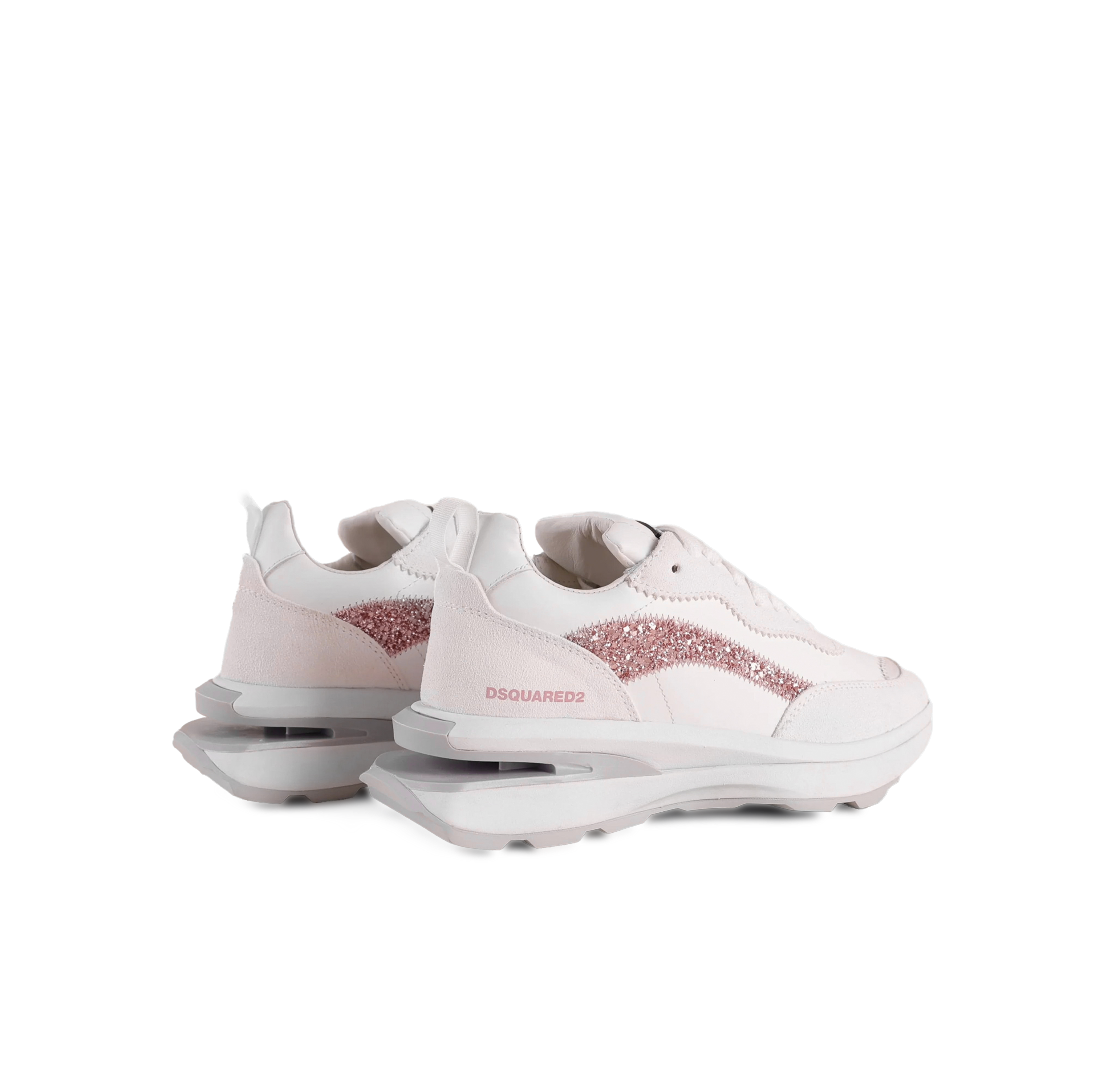 Sneakers Blanco Rosado Dsquared2 Almond