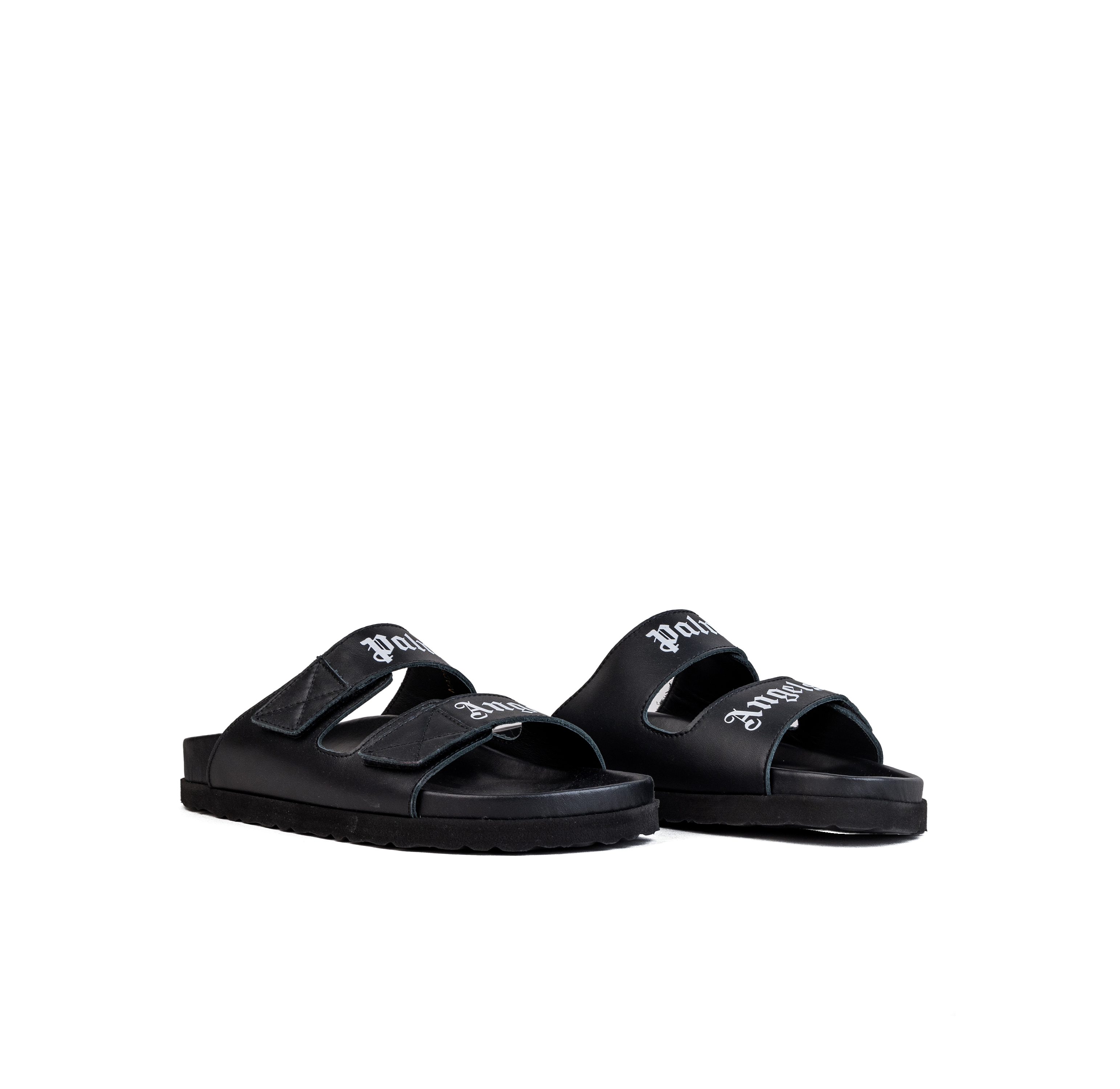 Sandalias Negras de Doble Tira