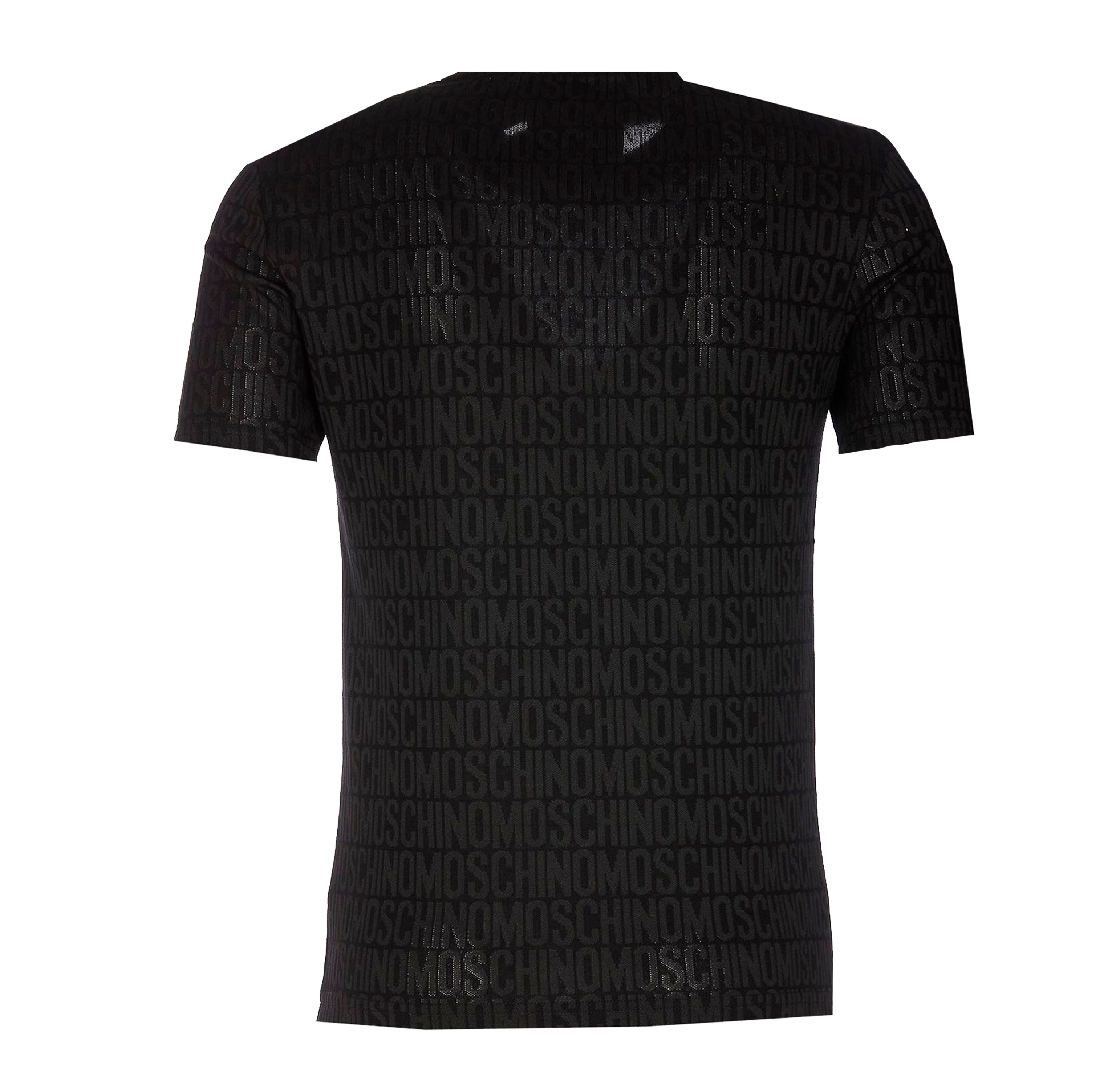 Camiseta Negra Moschino Couture Monogram