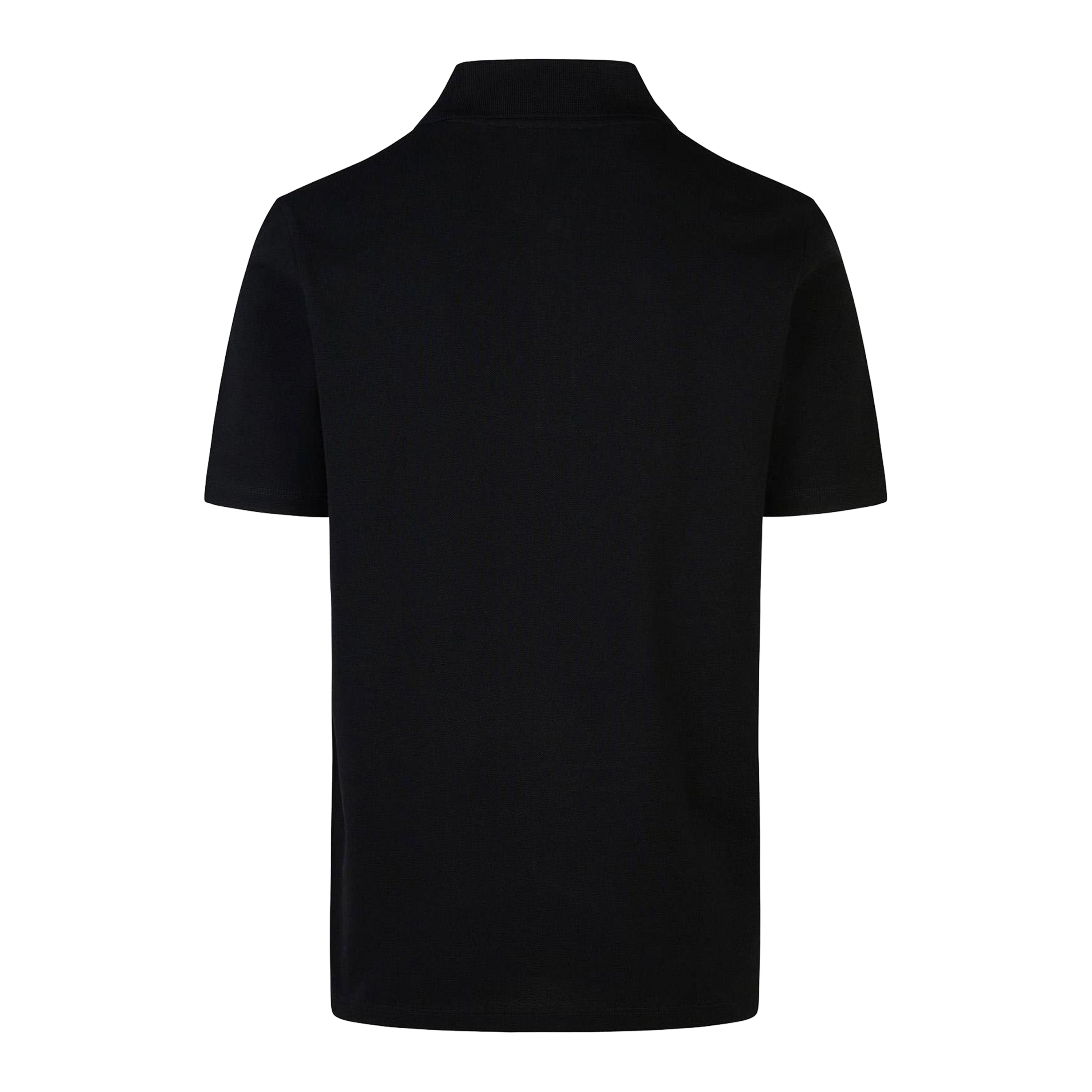 Camiseta Tipo Polo Negra Balmain Zipped